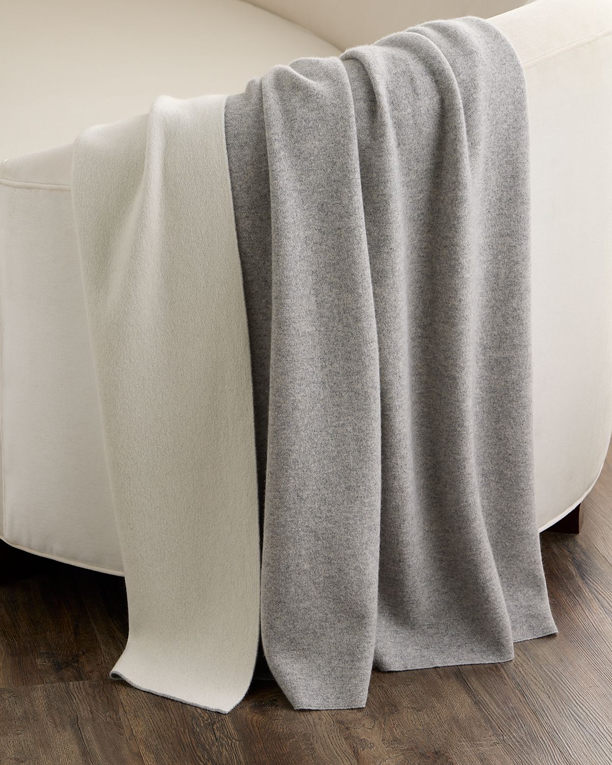 Sofia Cashmere Double-Face Cashmere Throw