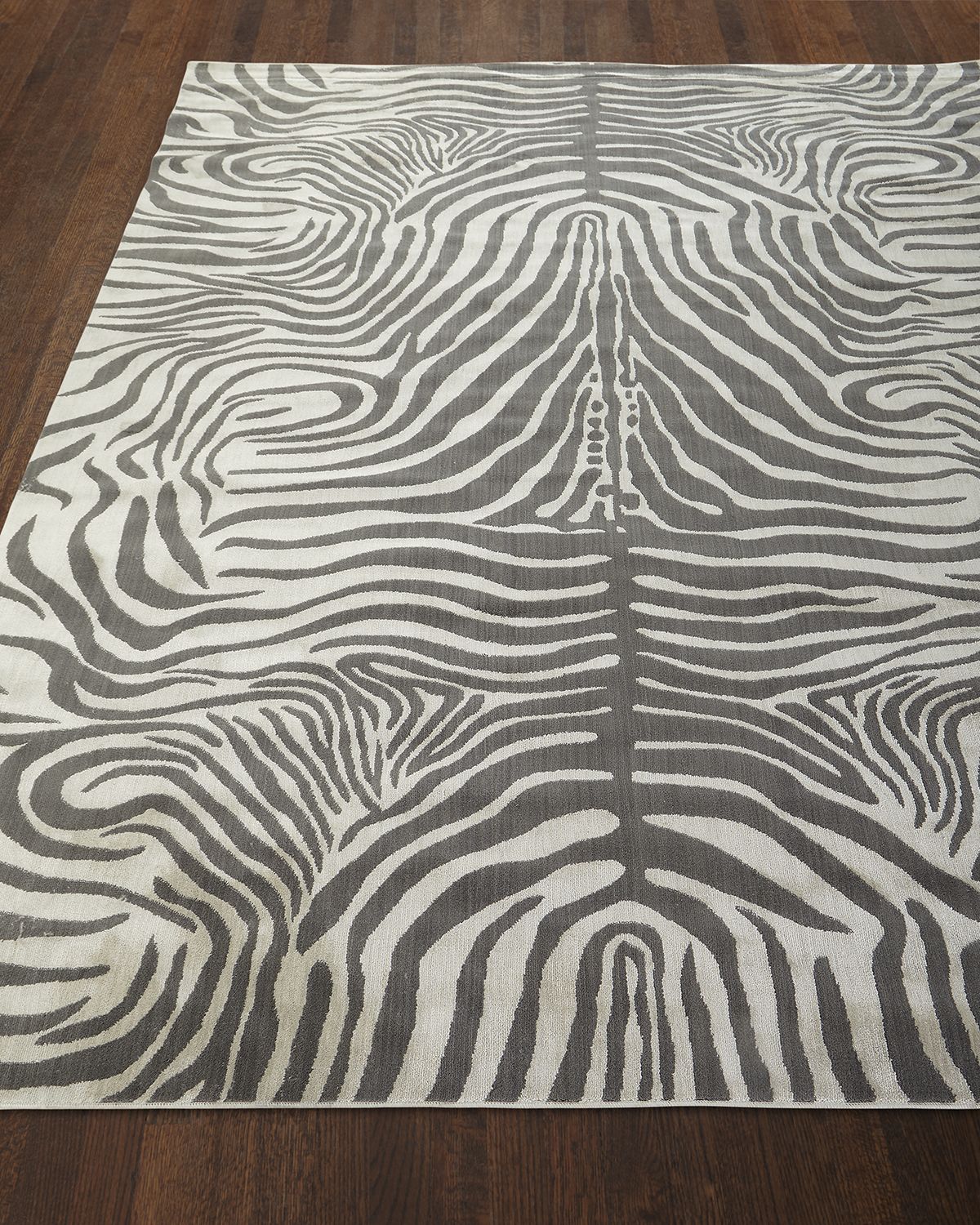 Nourison Dariya Power-Loomed Zebra Rug, 9 ' x 12.9 ' | Thumbnail 4