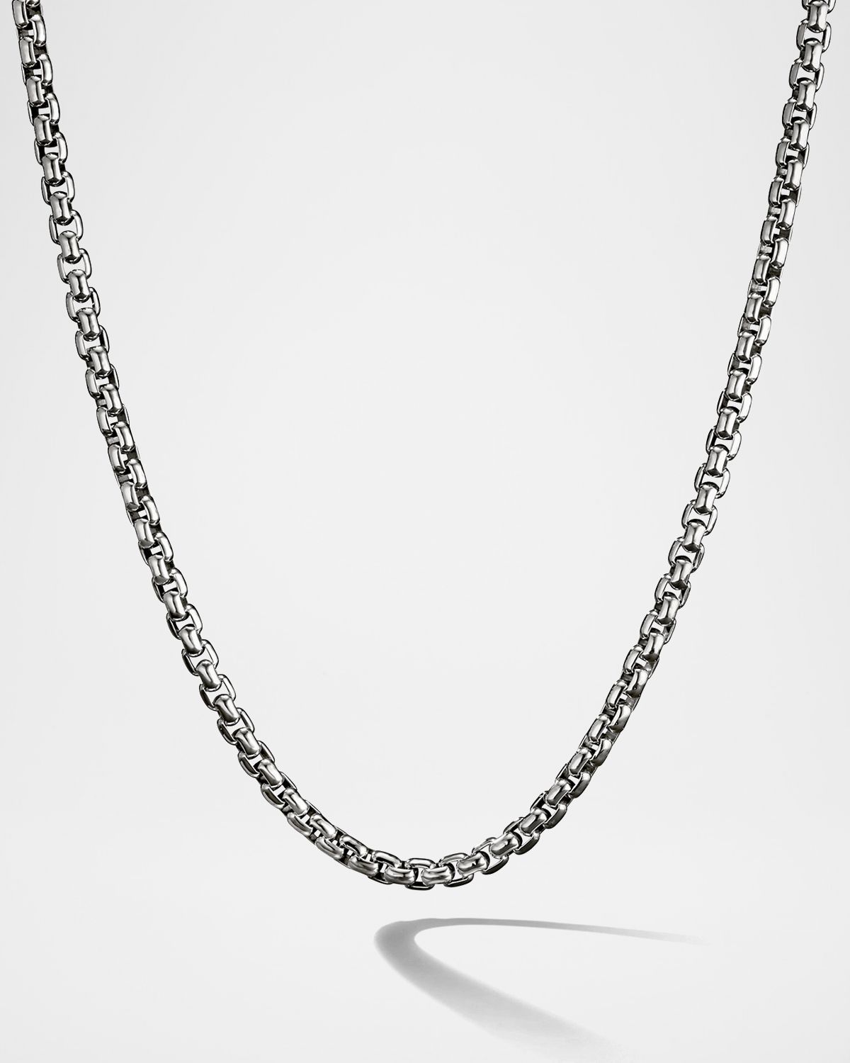David Yurman Men 's Box Chain Necklace in Silver