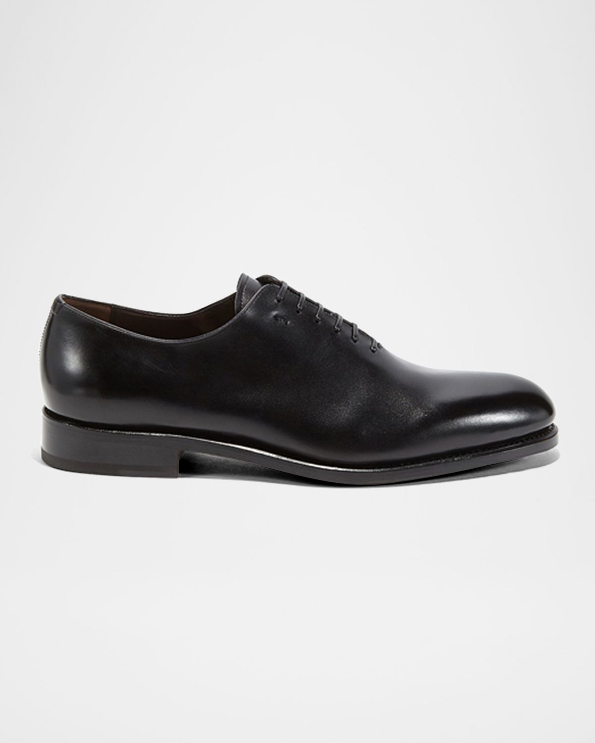 Ferragamo Men 's Angiolo Tramezza Whole-Cut Leather Lace-Up Shoes | Thumbnail 4 Ferragamo Men 's Angiolo Tramezza Whole-Cut Leather Lace-Up Shoes | Thumbnail 4