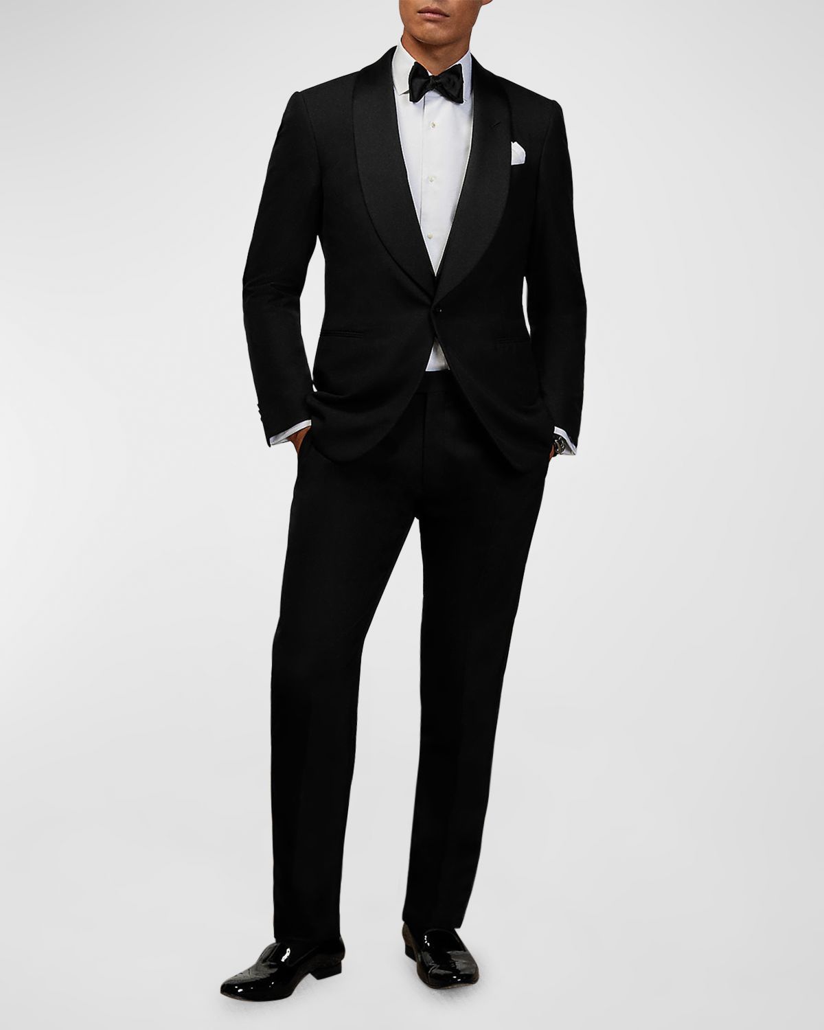 Ralph Lauren Purple Label Men's Gregory Hand-Tailored Tuxedo Trouser