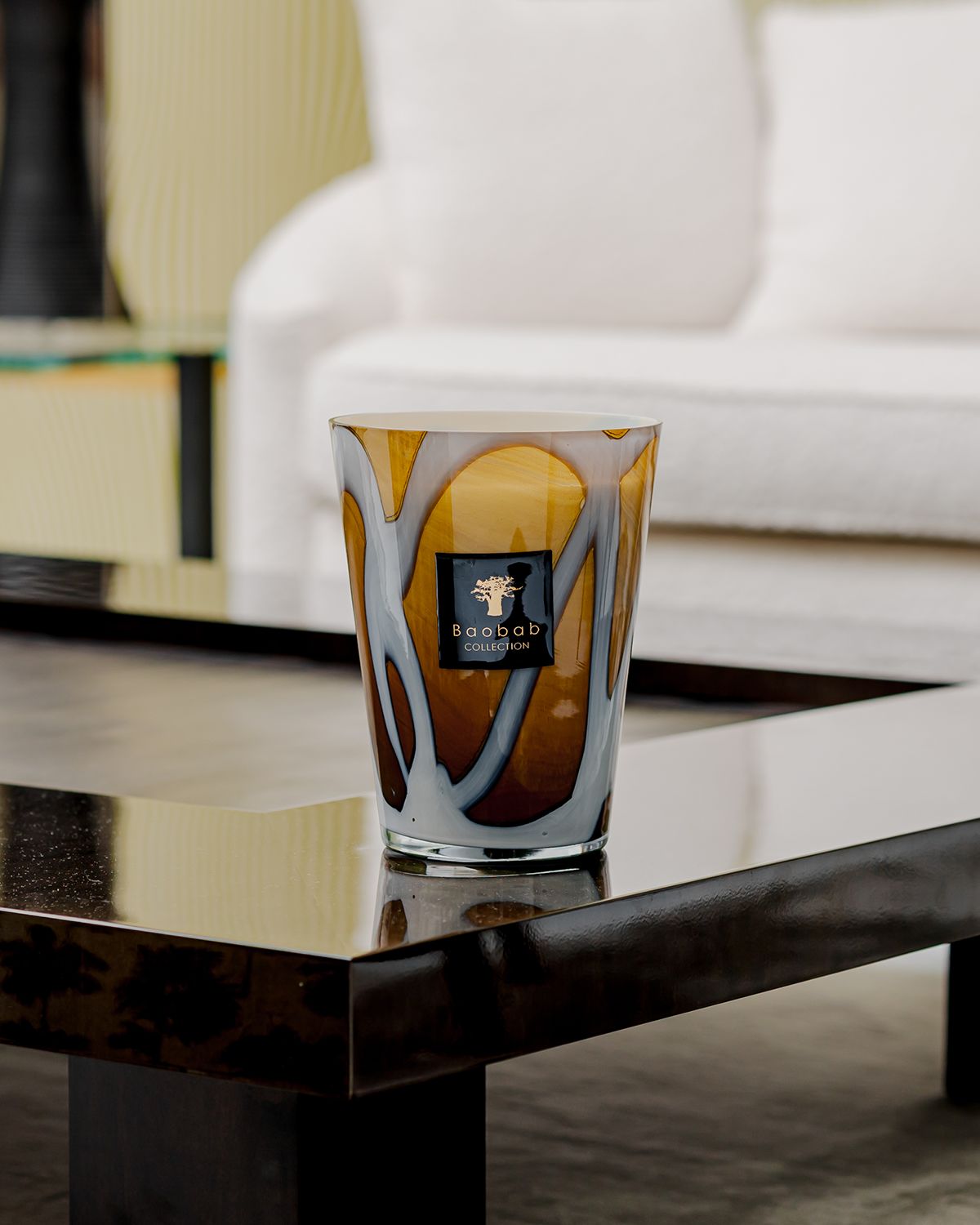 Baobab Collection Maxi Max Stone Agate Scented Candle, 13.8"