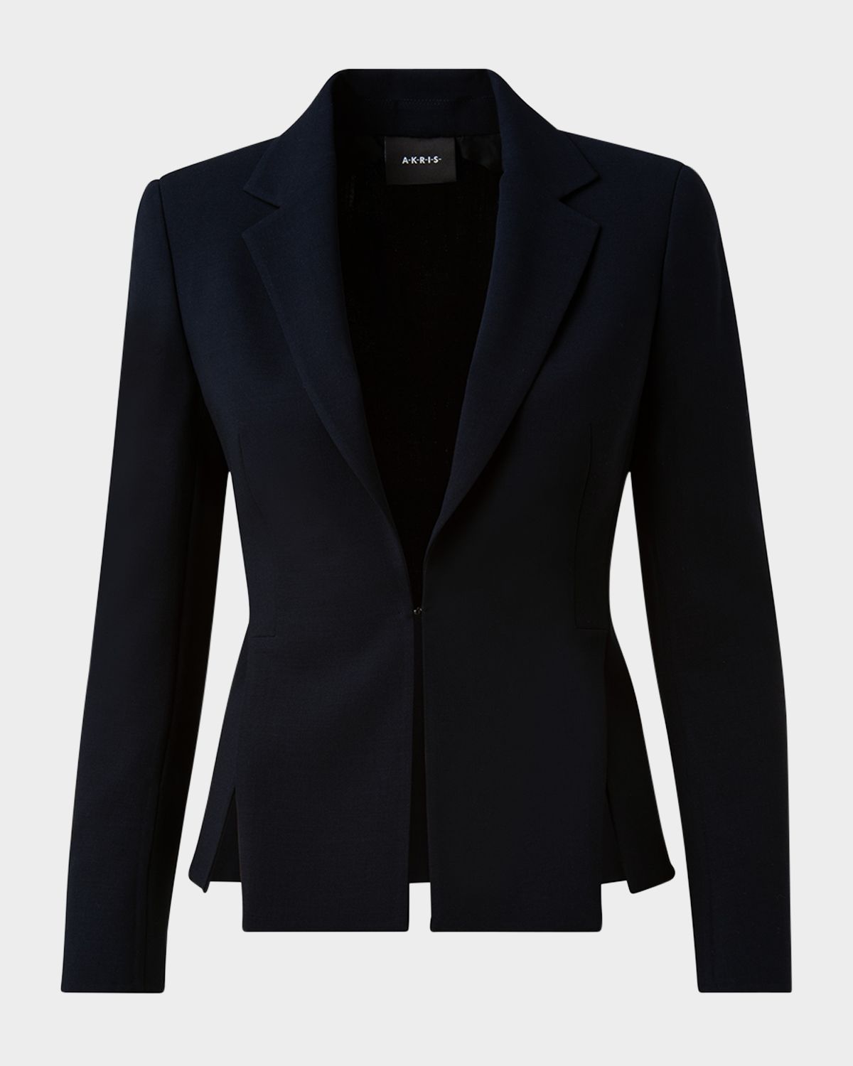 Akris Ocelia Slit Crepe Jacket