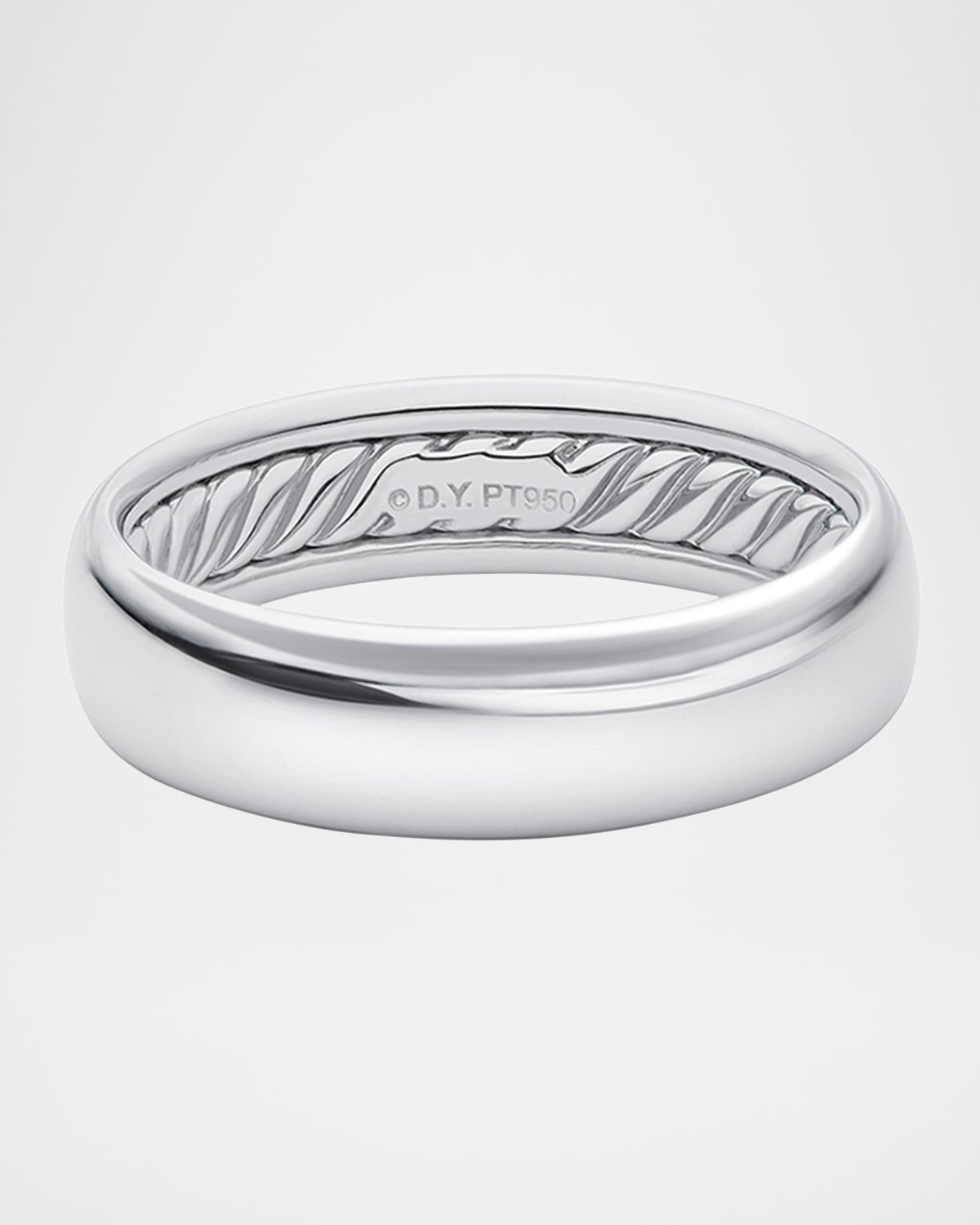 David Yurman Men 's DY Classic Band Ring in 18K Gold, 6mm