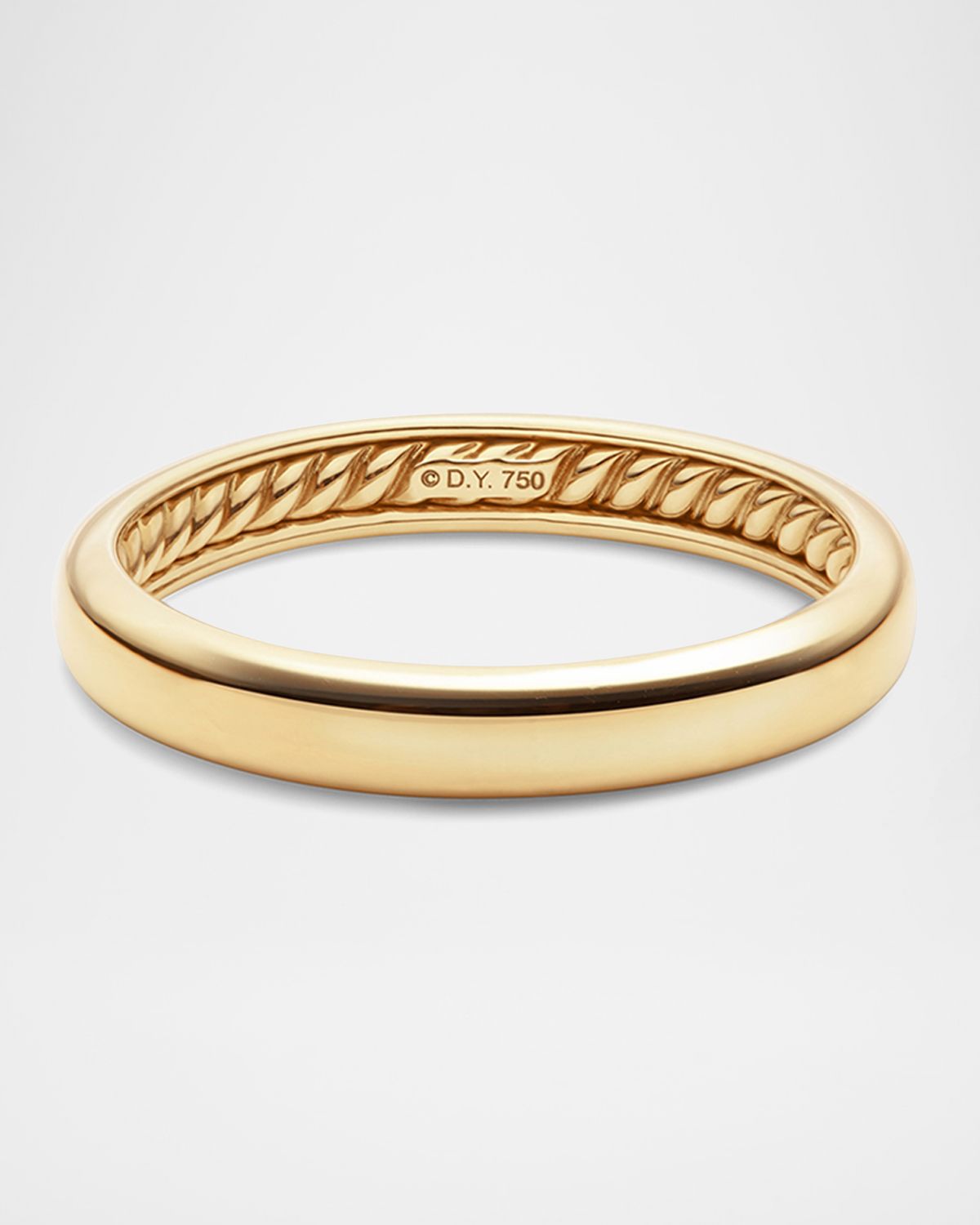 David Yurman Men 's DY Classic Band Ring in 18K Gold, 3.5mm