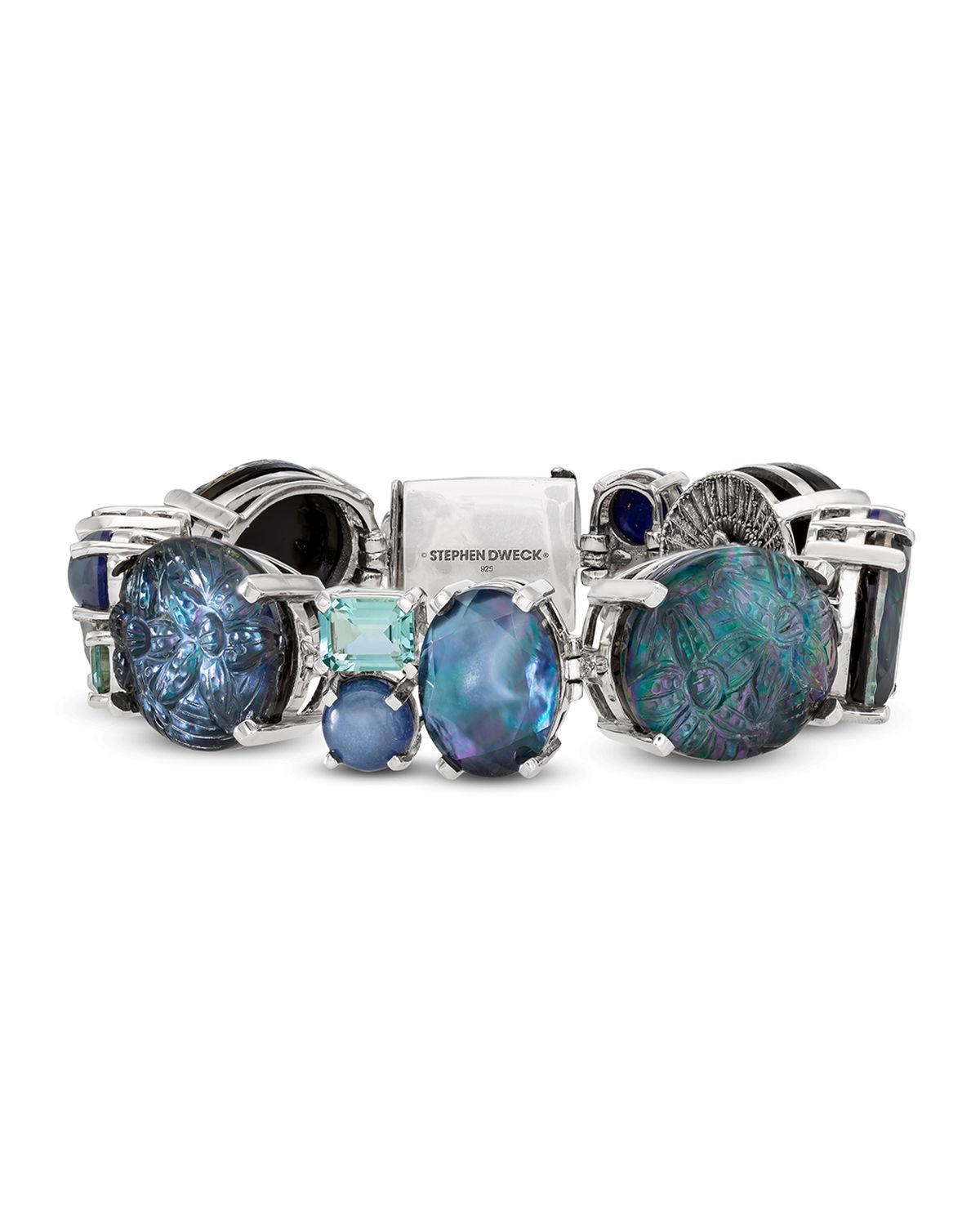 Stephen Dweck Multihued & Mixed Gemstones Bracelet