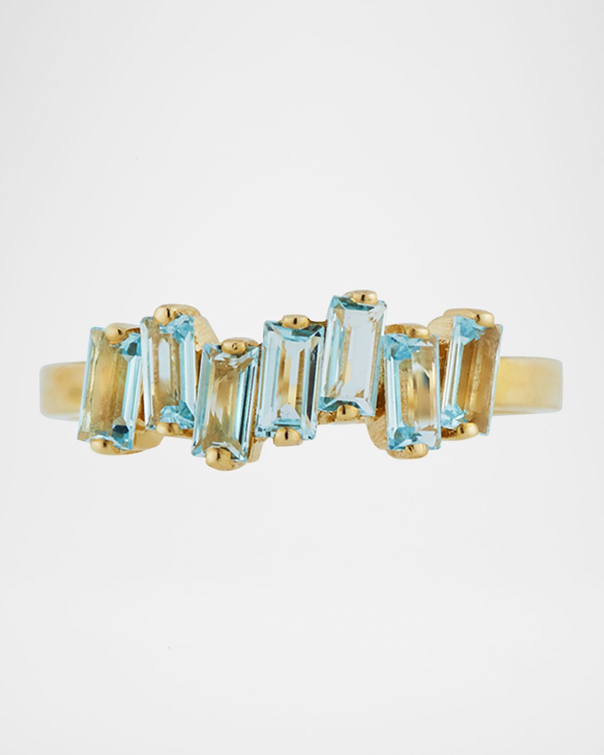 KALAN by Suzanne Kalan 14k Gold Amalfi Wave Band Ring