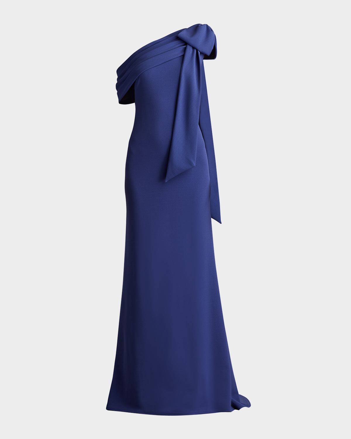 Tadashi Shoji Cassia Colorblock Bow-Shoulder Crepe Gown | Thumbnail 6 Tadashi Shoji Cassia Colorblock Bow-Shoulder Crepe Gown | Thumbnail 6