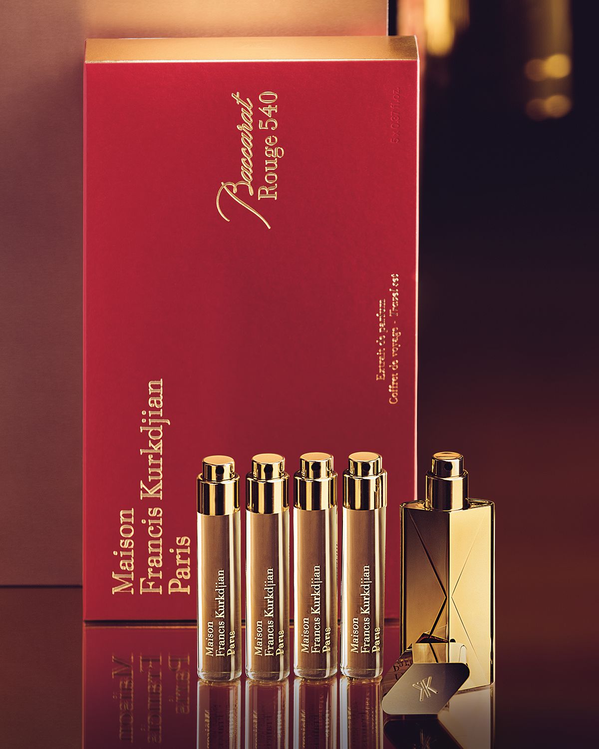 Maison Francis Kurkdjian Baccarat Rouge 540 Extrait de Parfum Travel Set, 5 x 0.4 oz.