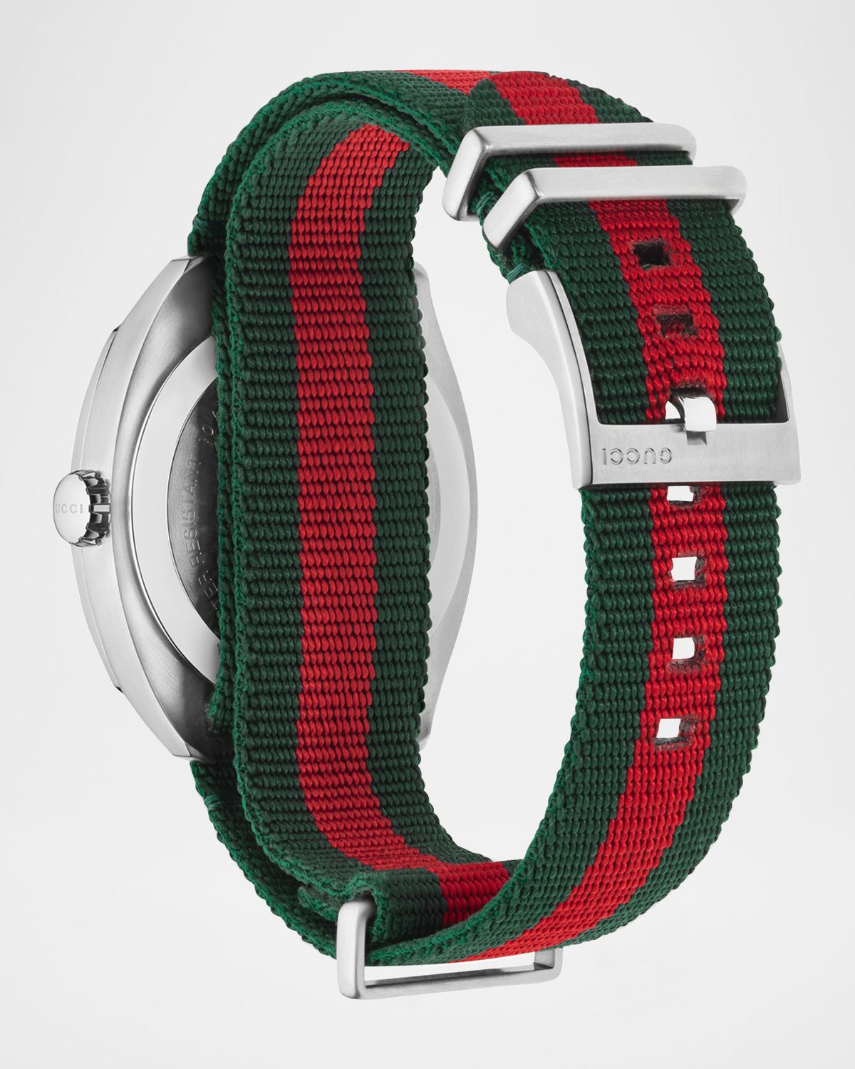 Gucci GG2570 41mm Stainless Steel-Nylon Watch