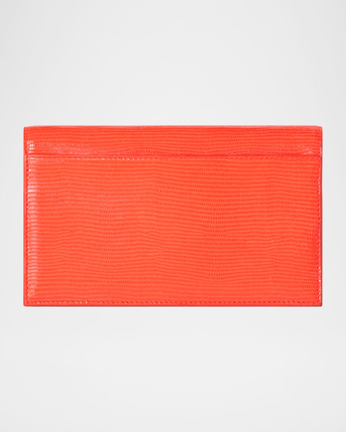 Akris Anouk Lizard-Print Clutch Bag w/ Chain | Thumbnail 4