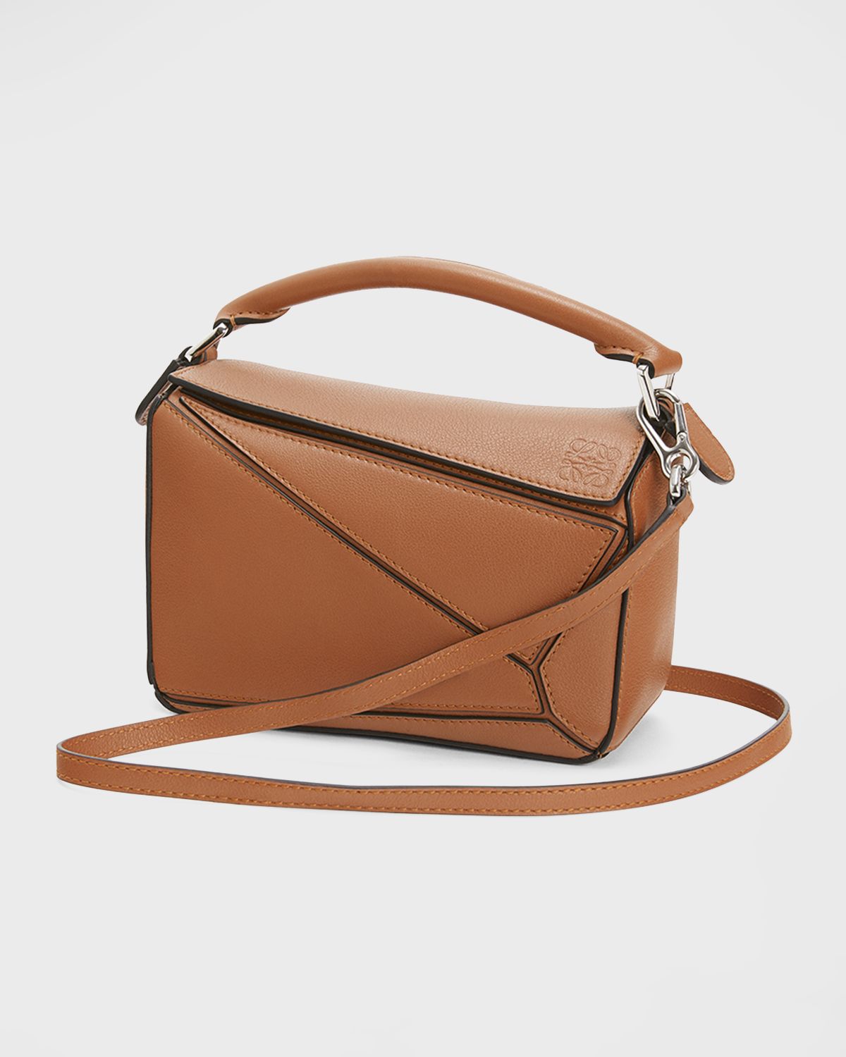 Loewe Puzzle Mini Top-Handle Bag in Leather