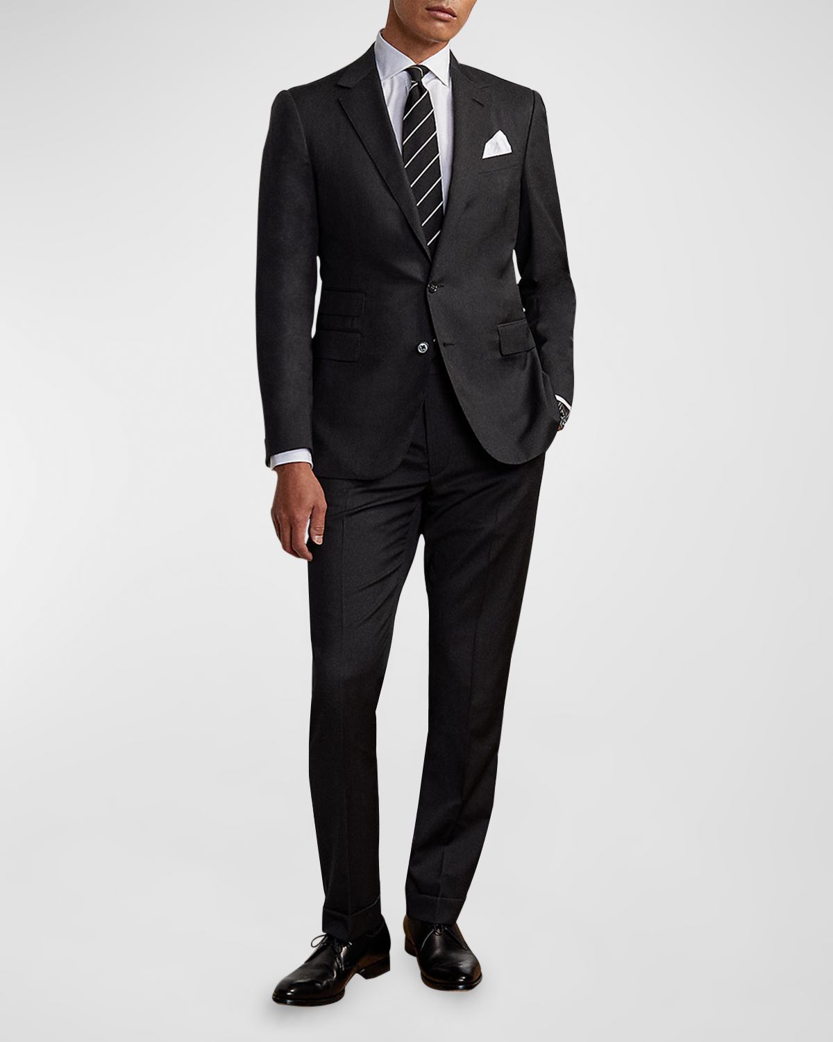 Ralph Lauren Purple Label Men's Gregory Hand-Tailored Wool Serge Suit