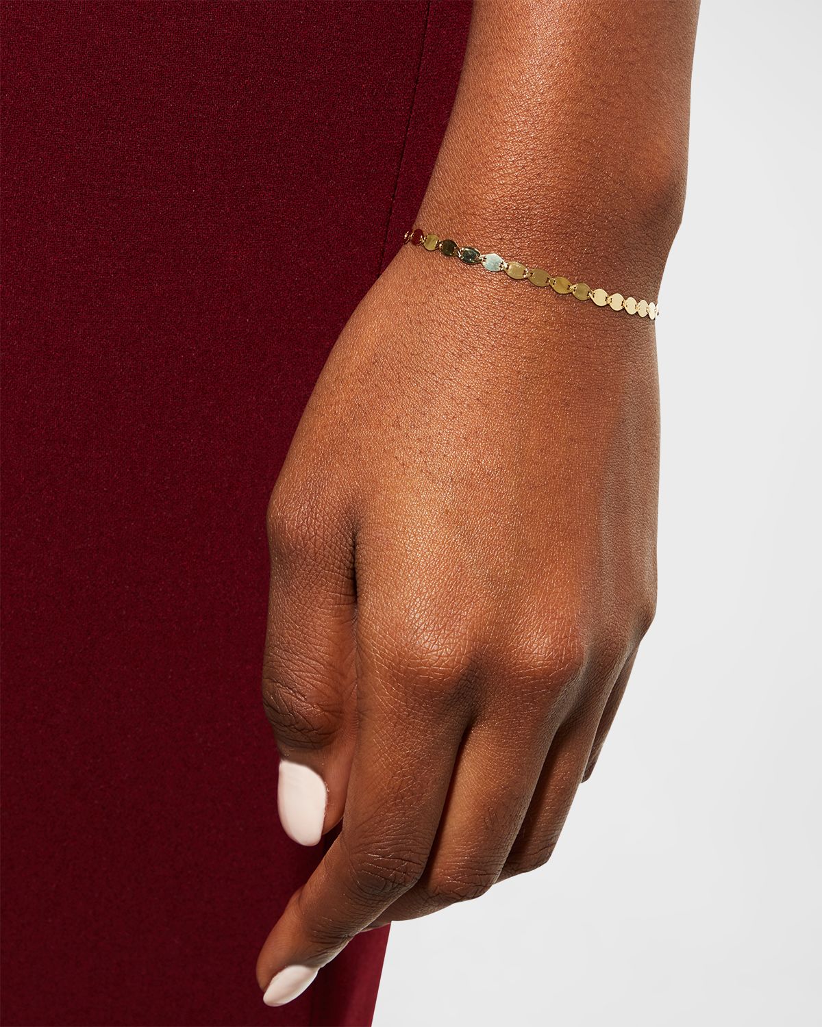 LANA 14K Gold Large Nude Chain Bracelet