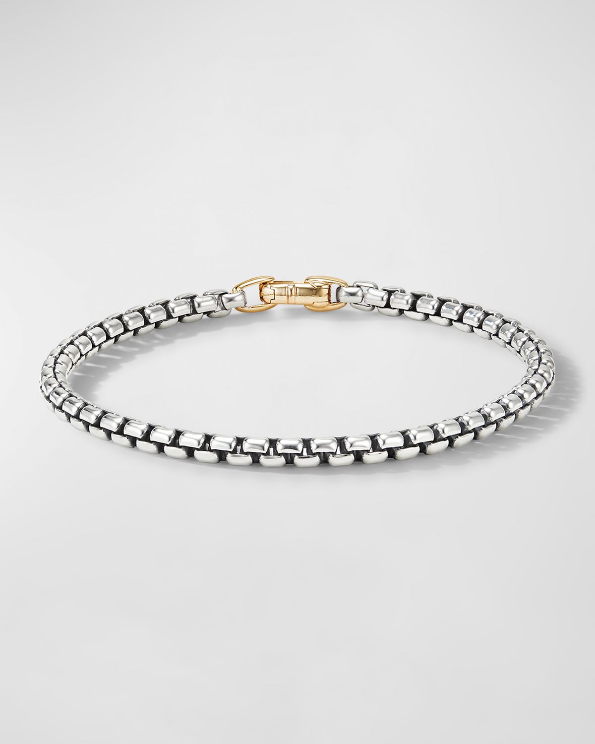 David Yurman DY Bel Aire Bracelet in Silver and 14k Gold, 4mm