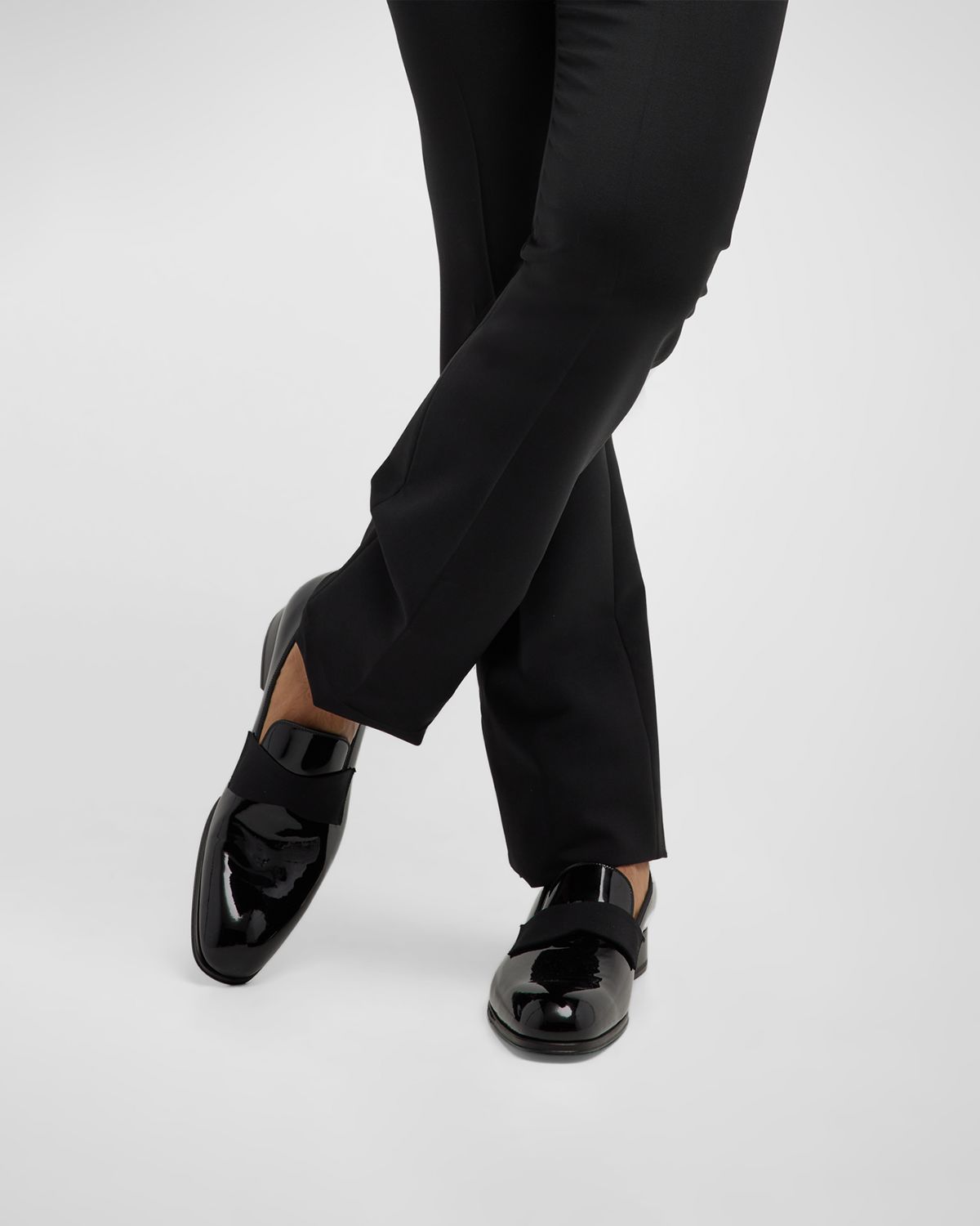 TOM FORD Men 's Edgar Patent Leather Loafers