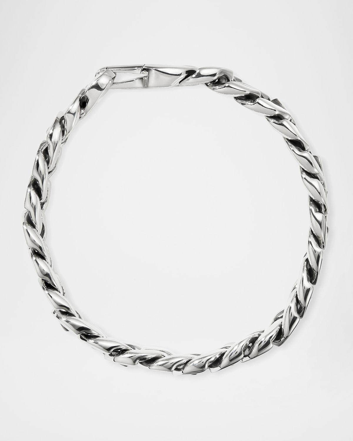 David Yurman Men 's Curb Chain Bracelet in Silver, 11.5mm