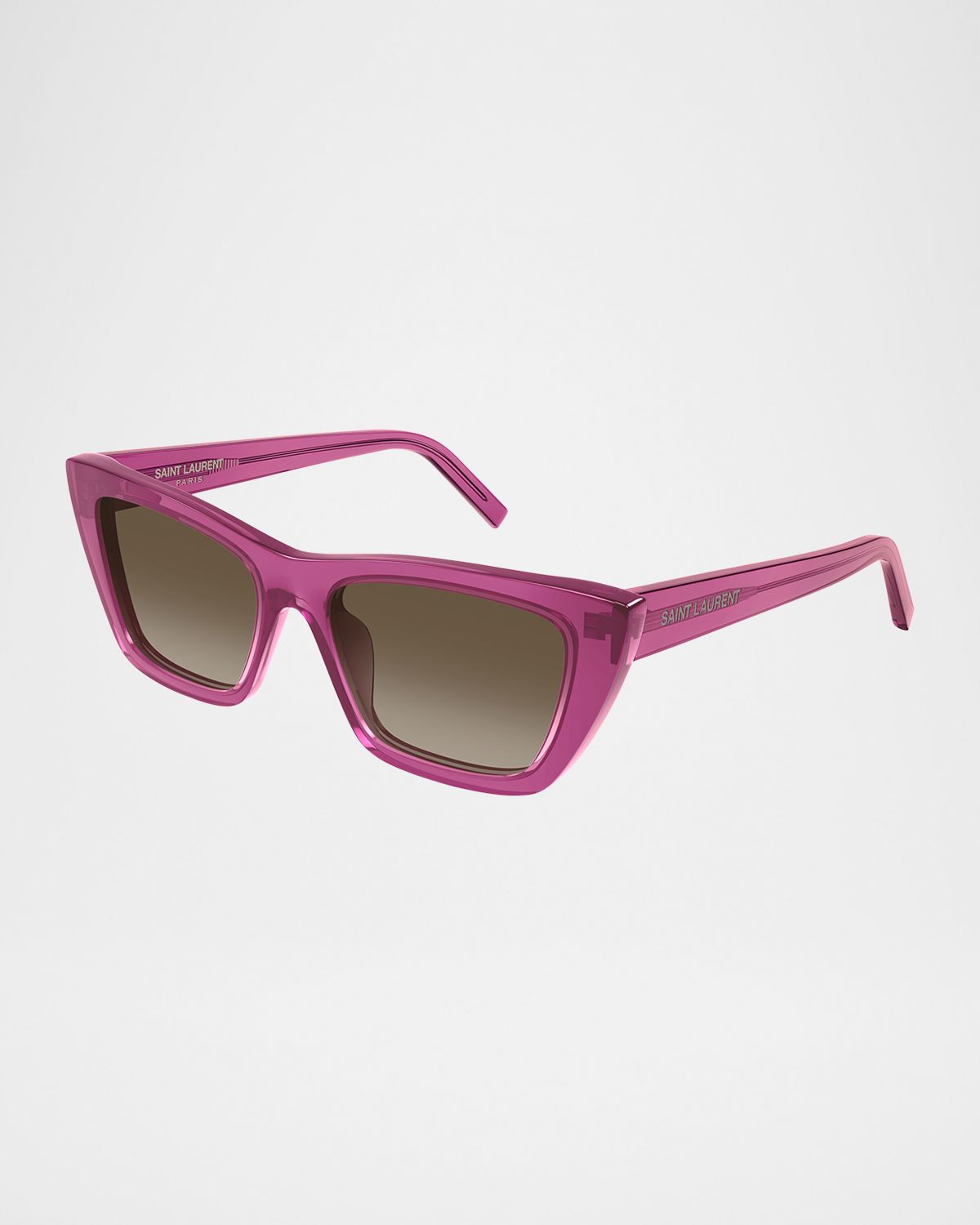 Saint Laurent Cat-Eye Acetate Sunglasses