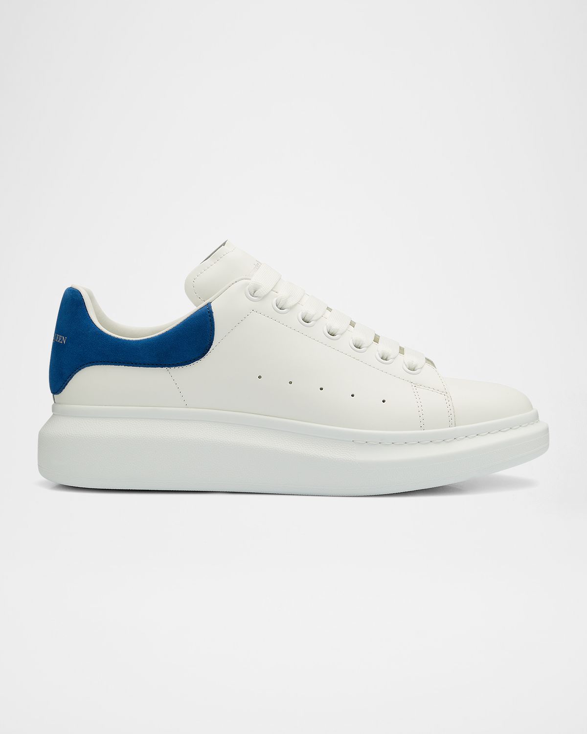 McQueen Men 's Leather & Suede Oversized Sneakers