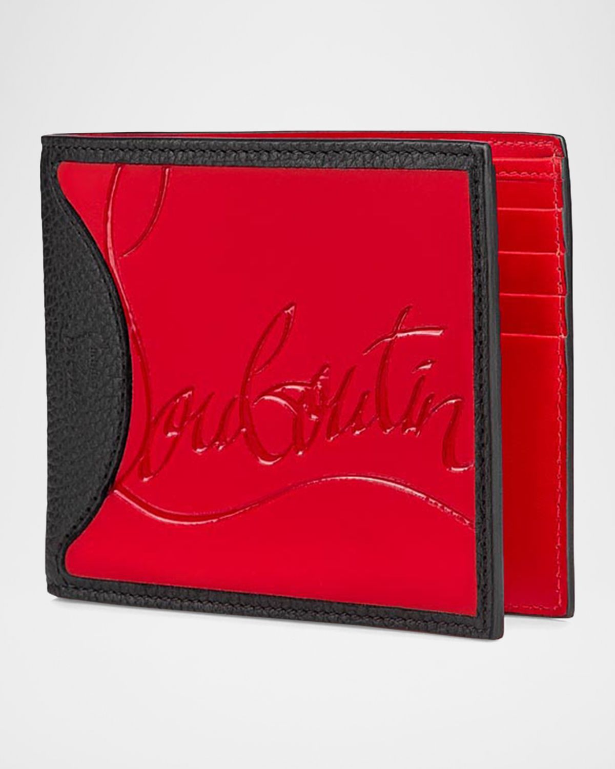 Christian Louboutin Men 's Coolcard Two-Tone Leather Wallet | Thumbnail 4 Christian Louboutin Men 's Coolcard Two-Tone Leather Wallet | Thumbnail 4