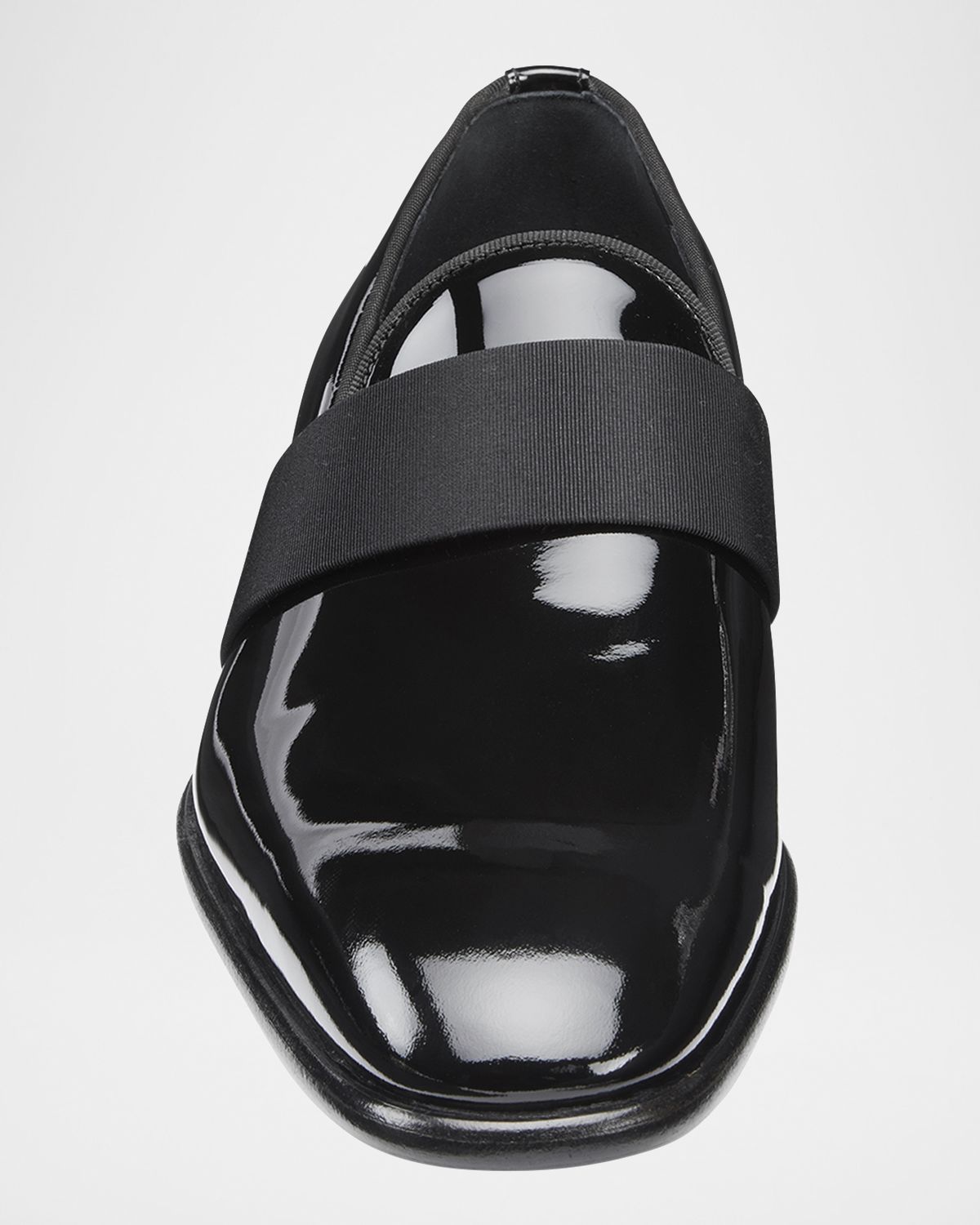 Santoni Men 's Isomer Patent Leather Formal Loafers