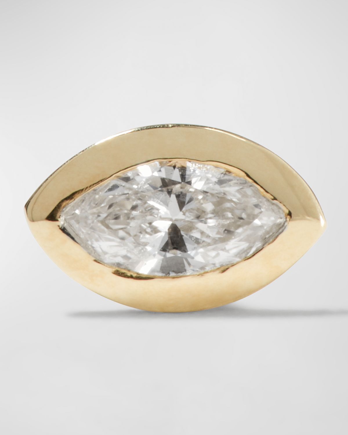 Sydney Evan 14k Diamond Marquise Single Stud Earring