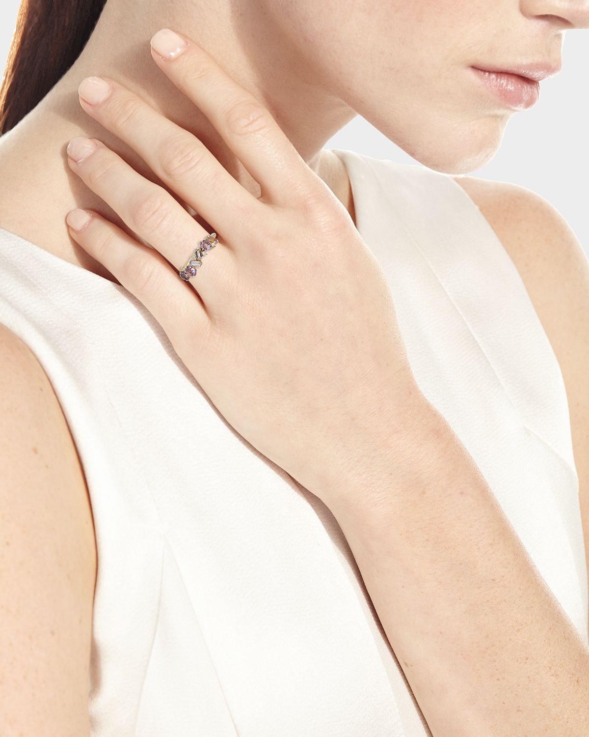 KALAN by Suzanne Kalan Bloom 14K Yellow Gold Amalfi Mix Ring, Size 4-8.5