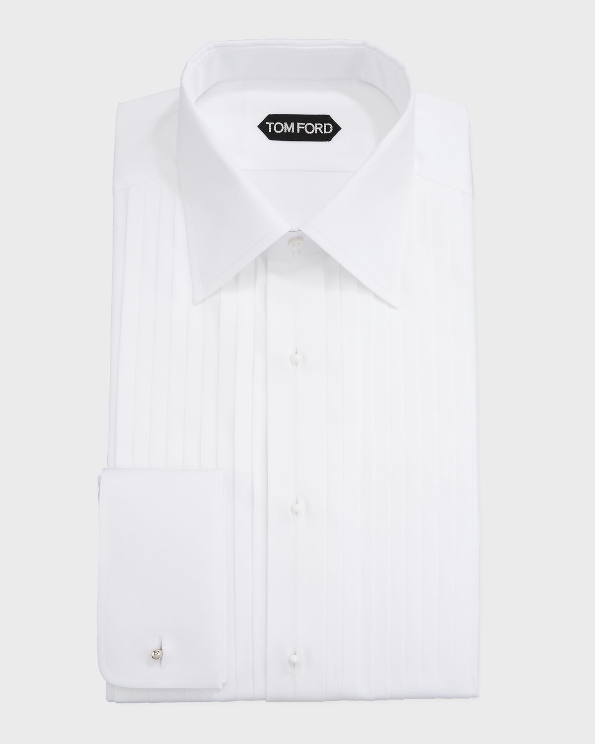 TOM FORD Men 's Plisse Formal Dress Shirt | Thumbnail 3 TOM FORD Men 's Plisse Formal Dress Shirt | Thumbnail 3