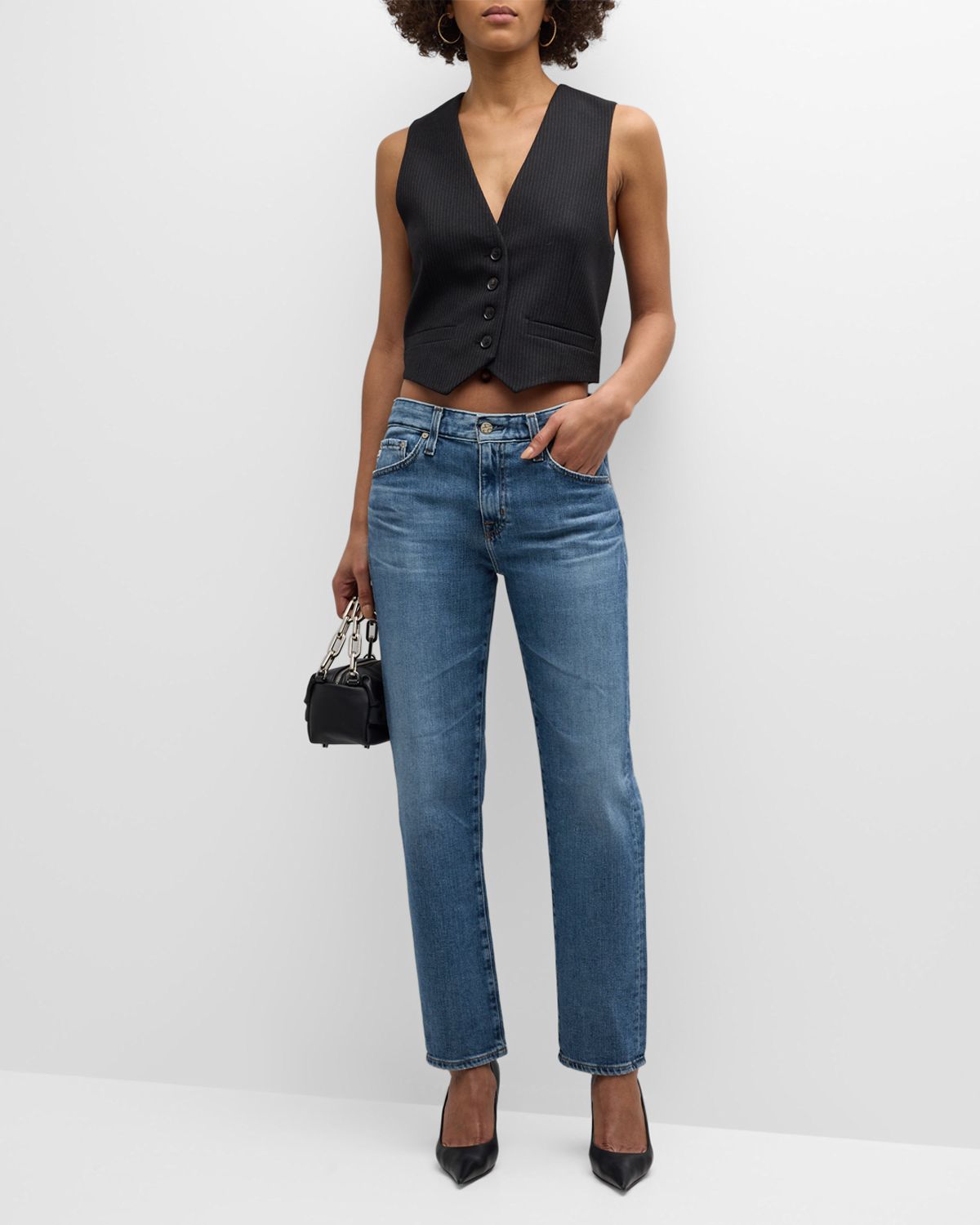AG Jeans Ex Boyfriend Slim Cropped Jeans