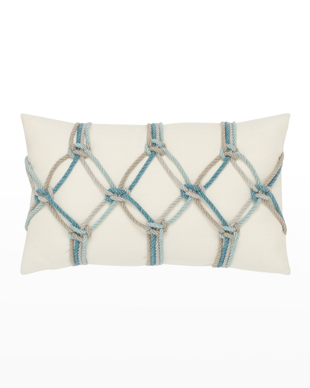 Elaine Smith Rope Lumbar Sunbrella Pillow | Thumbnail 3 Elaine Smith Rope Lumbar Sunbrella Pillow | Thumbnail 3