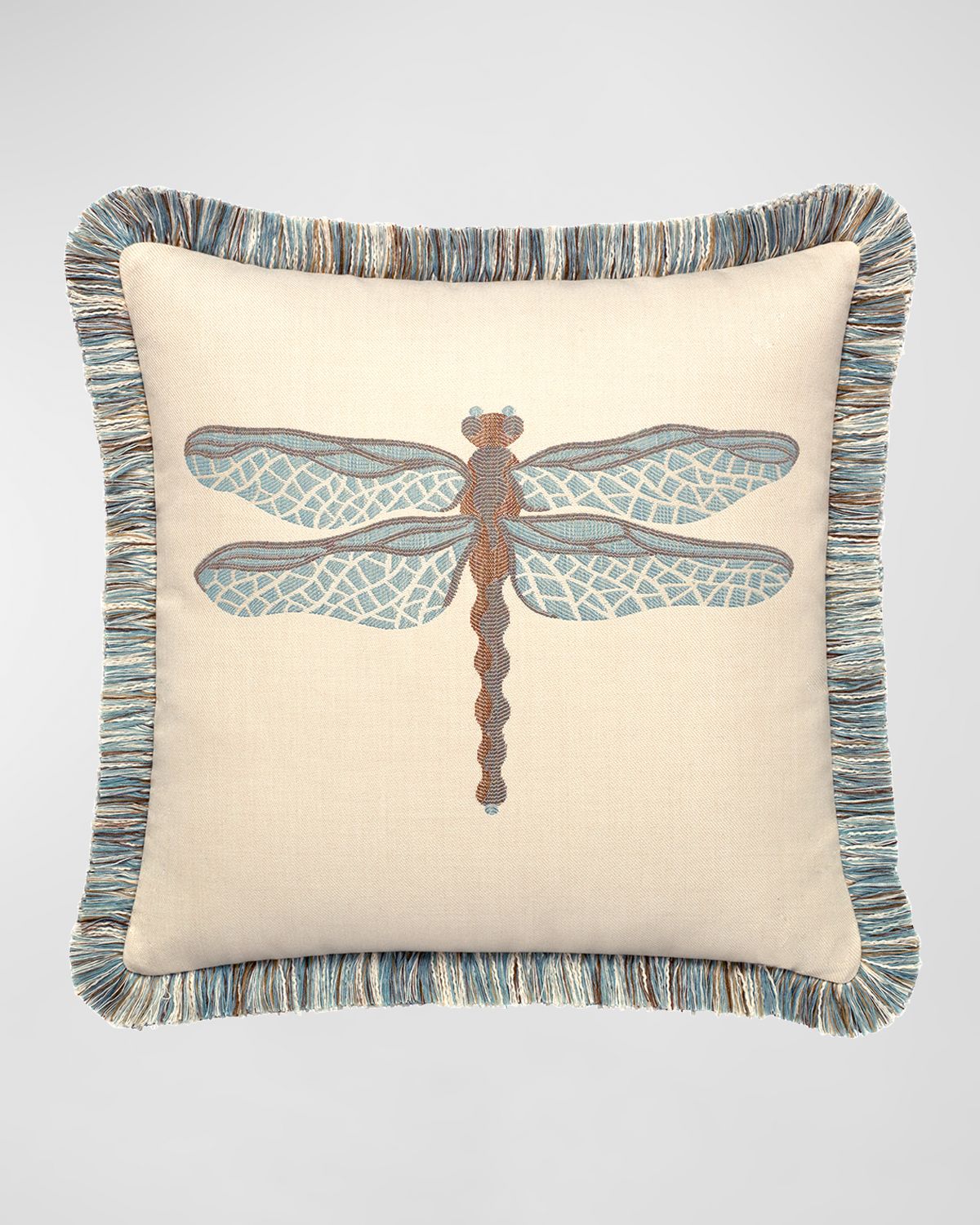 Elaine Smith Dragonfly Sunbrella Pillow, Light Blue | Thumbnail 4 Elaine Smith Dragonfly Sunbrella Pillow, Light Blue | Thumbnail 4