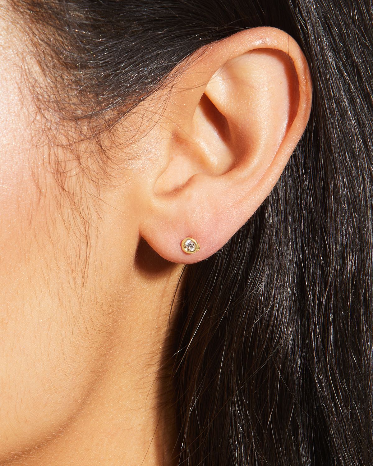 Roberto Coin 18k Diamond Stud Earrings