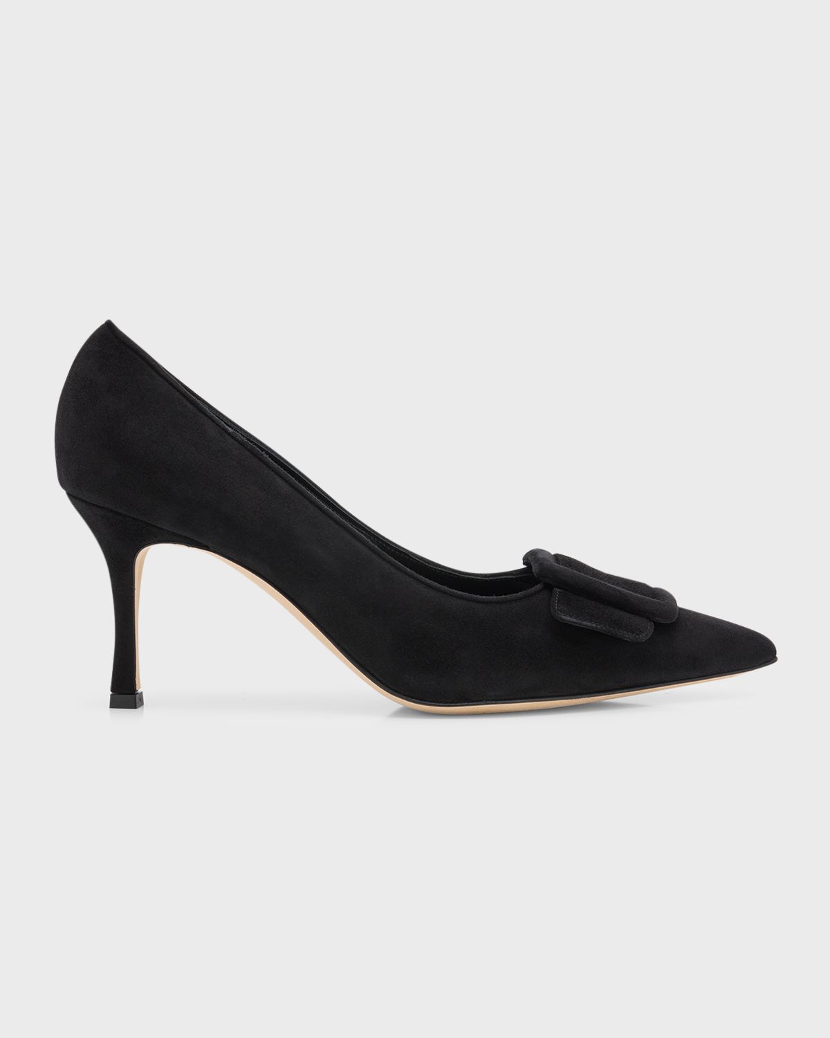 Manolo Blahnik Maysale Suede Pointed-Toe Buckle Pumps | Thumbnail 7 Manolo Blahnik Maysale Suede Pointed-Toe Buckle Pumps | Thumbnail 7