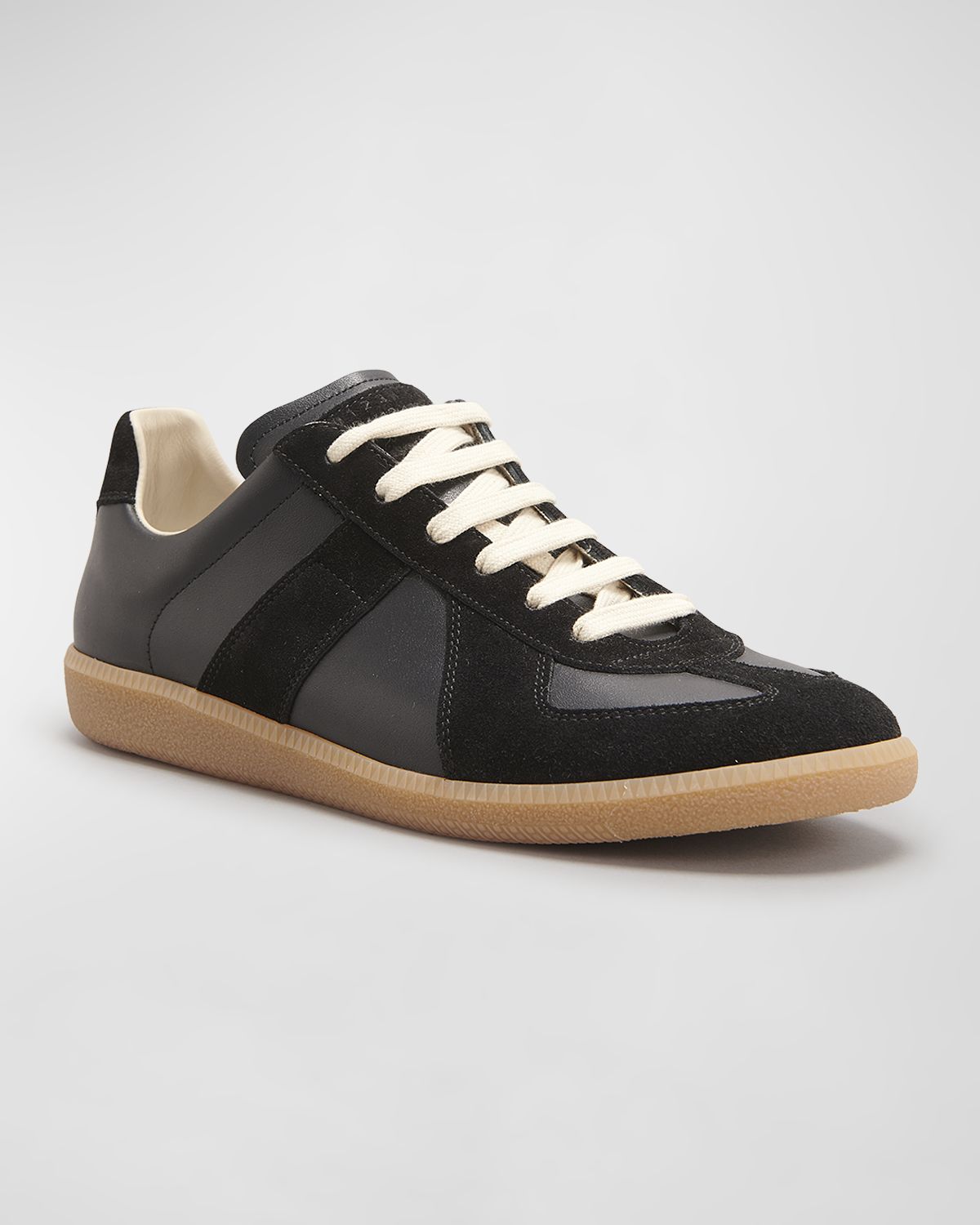 Maison Margiela Replica Suede & Leather Sneakers