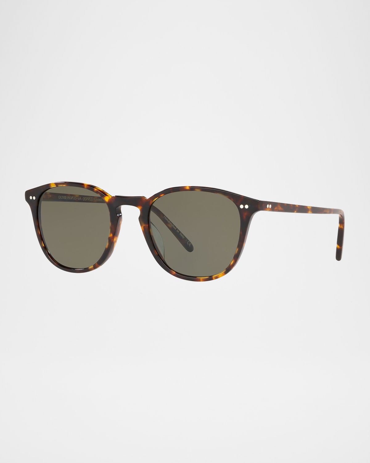 Oliver Peoples Men 's Forman L. A. Tortoiseshell Sunglasses