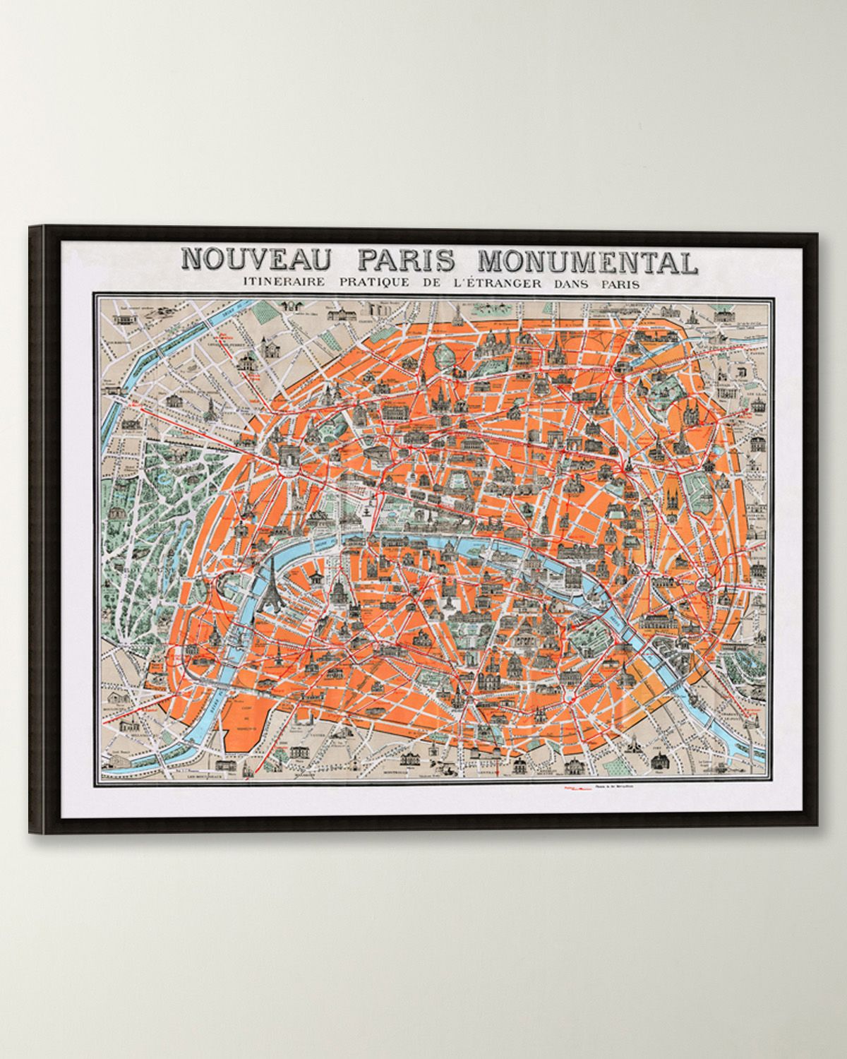 Wendover Art Group Oversized Pictorial Map of Paris | Thumbnail 6