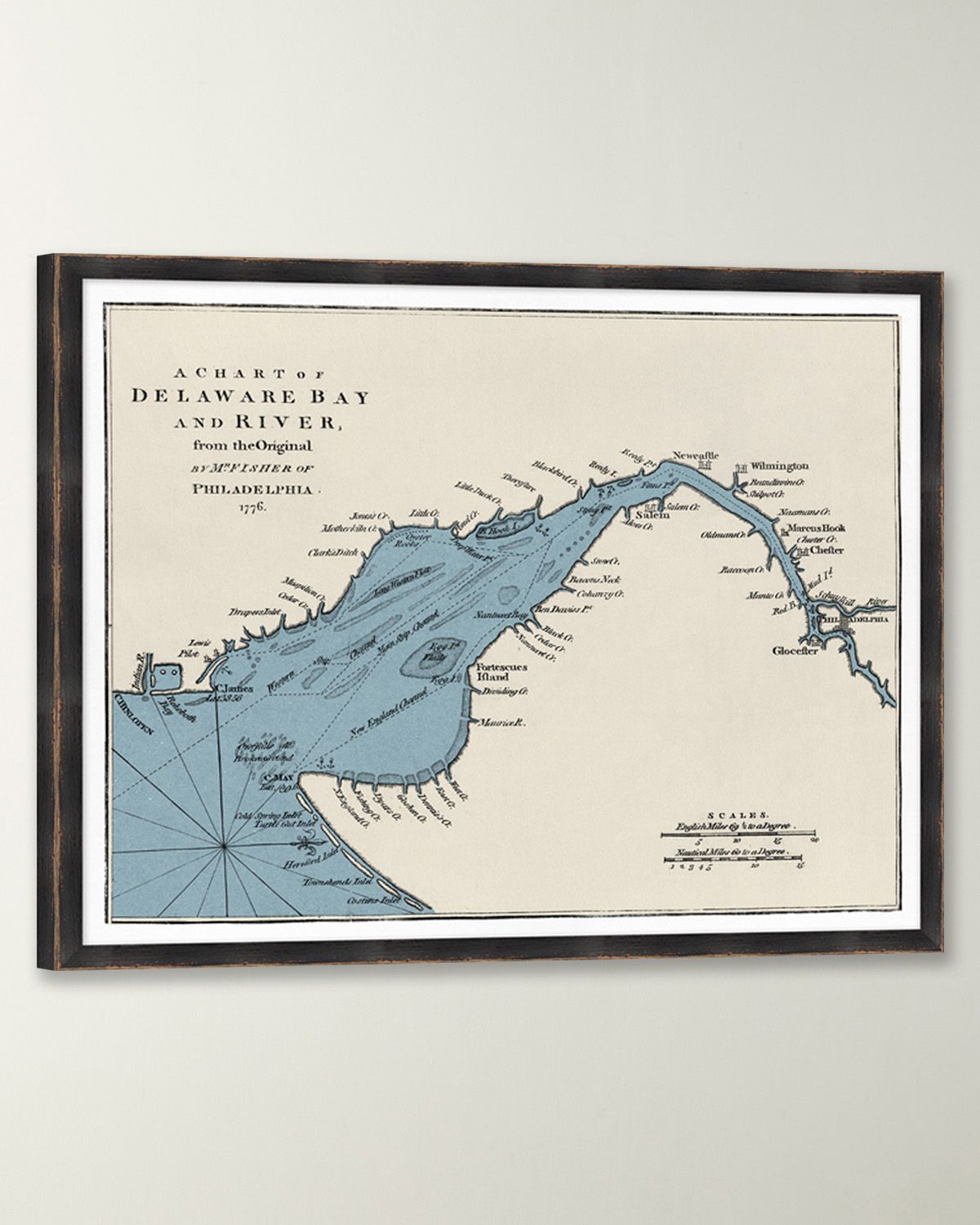 Wendover Art Group Chart of Delaware Bay and River | Thumbnail 6 Wendover Art Group Chart of Delaware Bay and River | Thumbnail 6