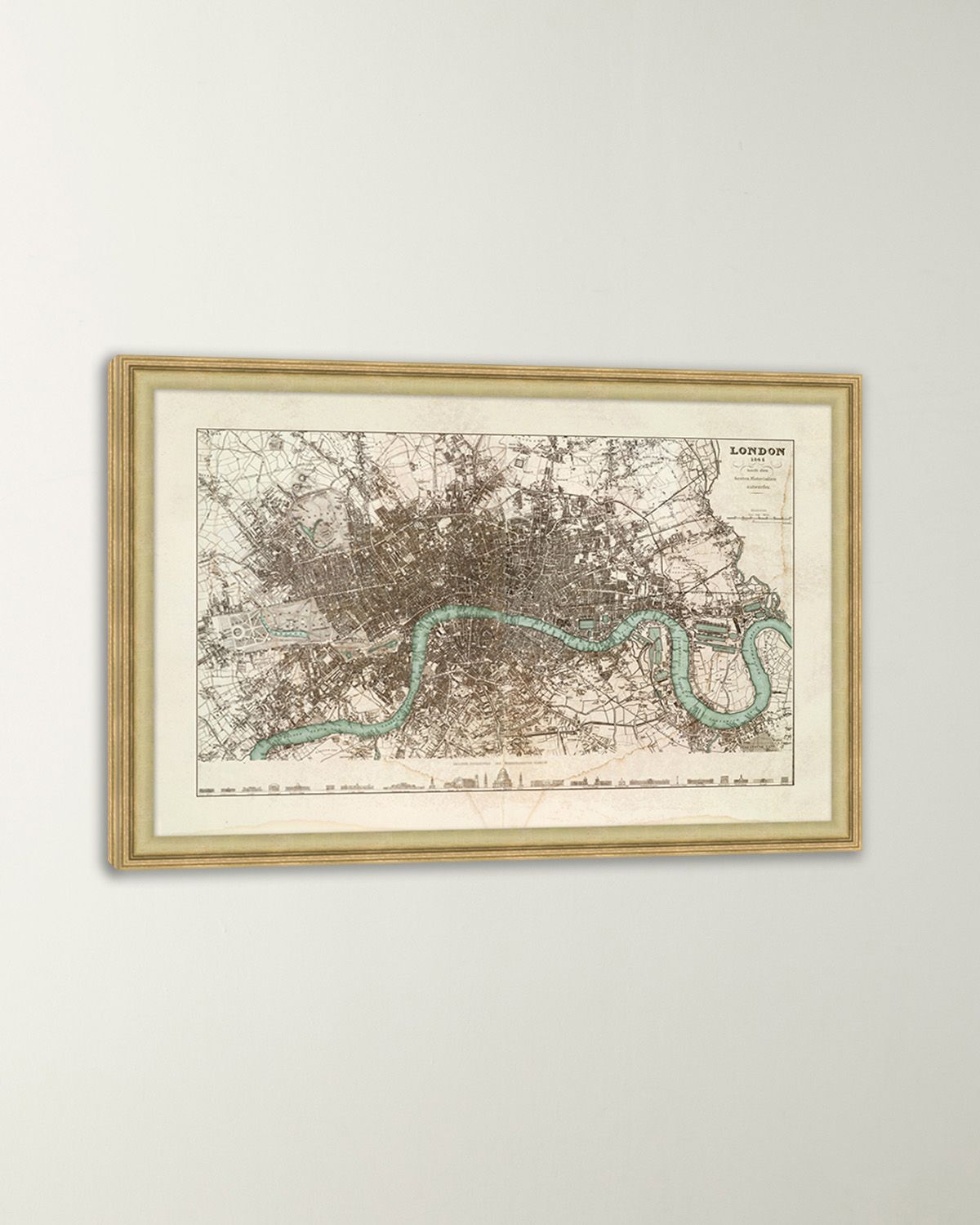 Wendover Art Group Antique London Map | Thumbnail 5