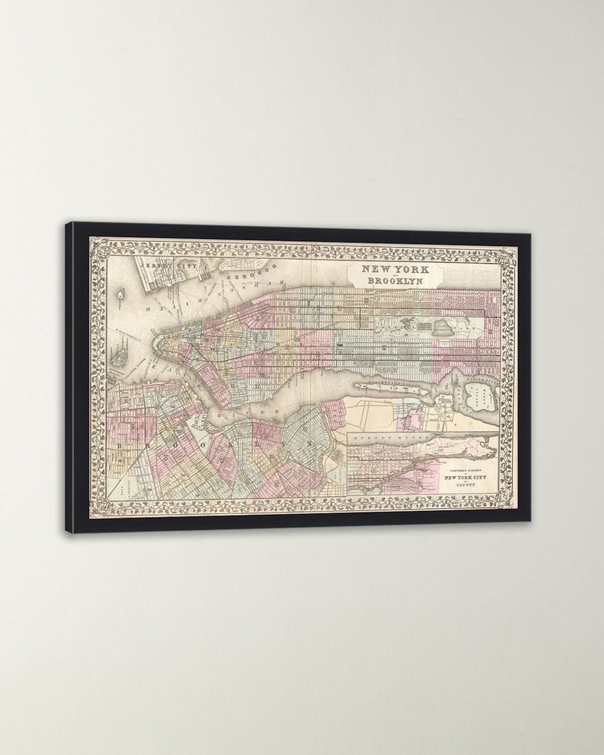 Wendover Art Group Vintage Map of New York | Thumbnail 6