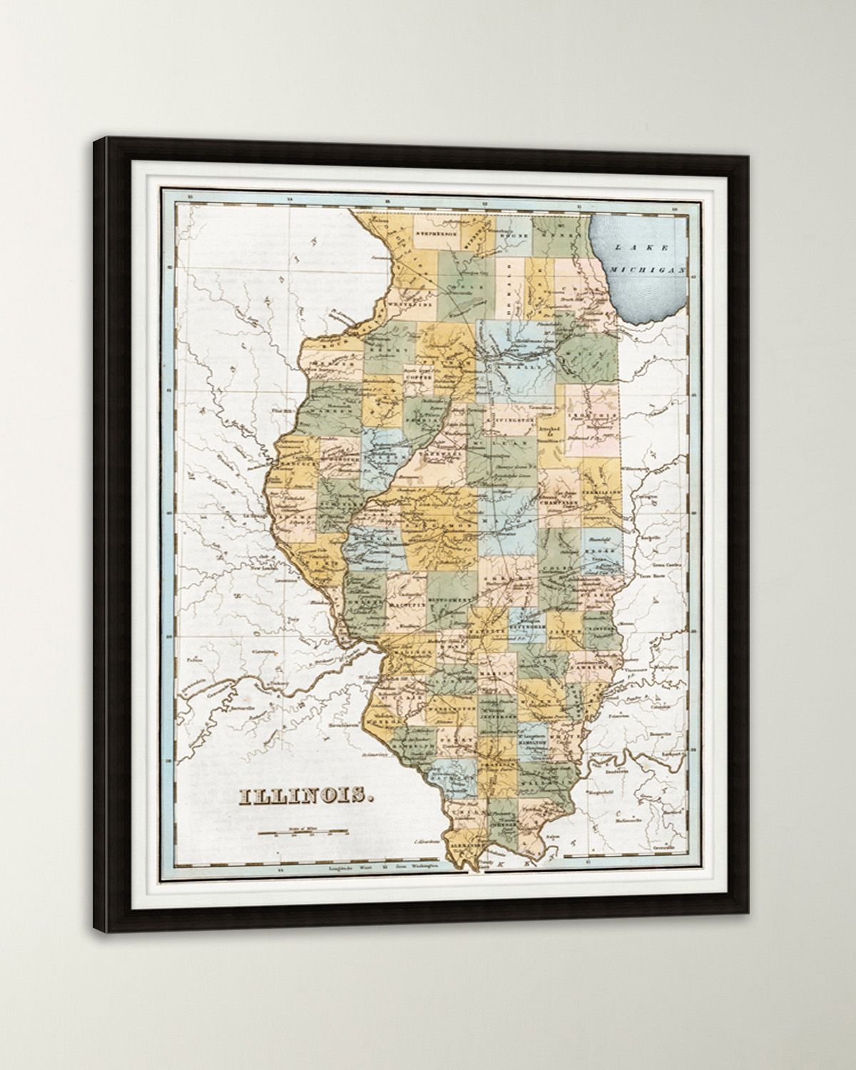 Wendover Art Group Map of Illinois | Thumbnail 6 Wendover Art Group Map of Illinois | Thumbnail 6