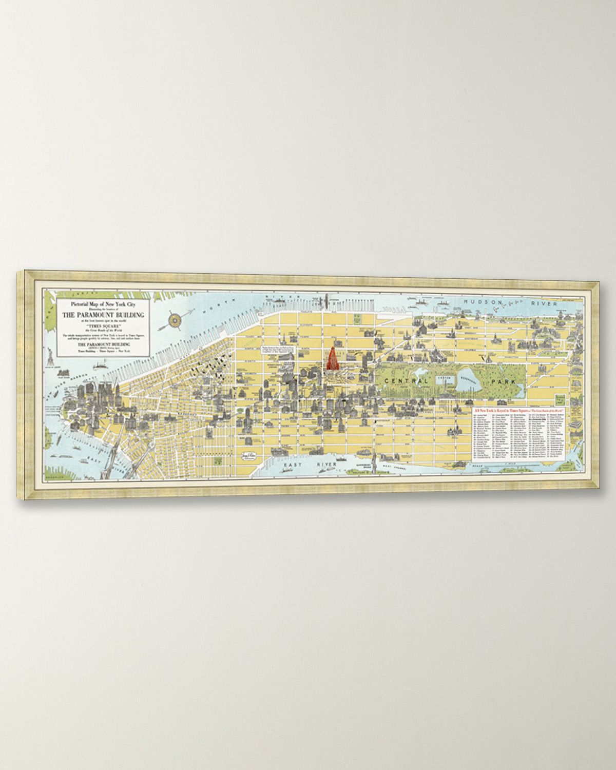Wendover Art Group Oversized Pictorial Map of New York | Thumbnail 6