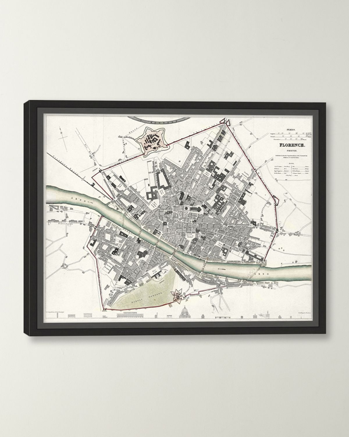 Wendover Art Group Italian Map Series - Florence | Thumbnail 5
