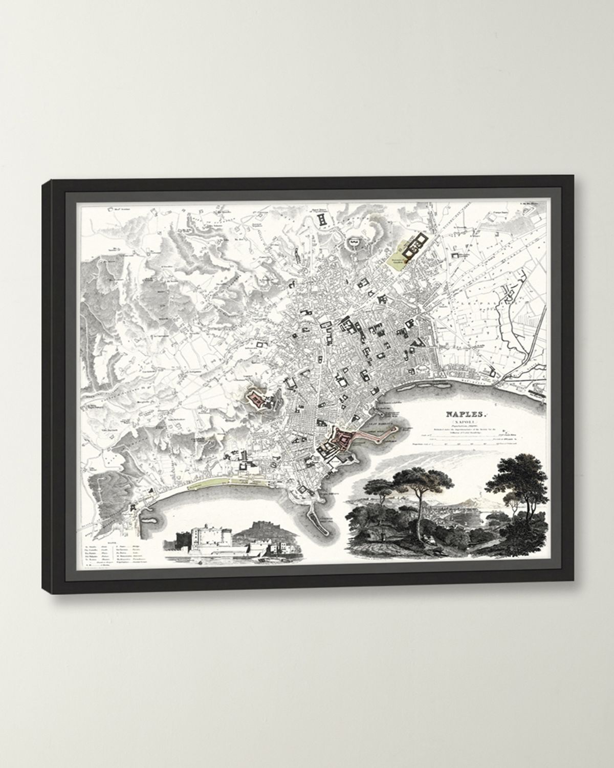 Wendover Art Group Italian Map Series - Naples | Thumbnail 5