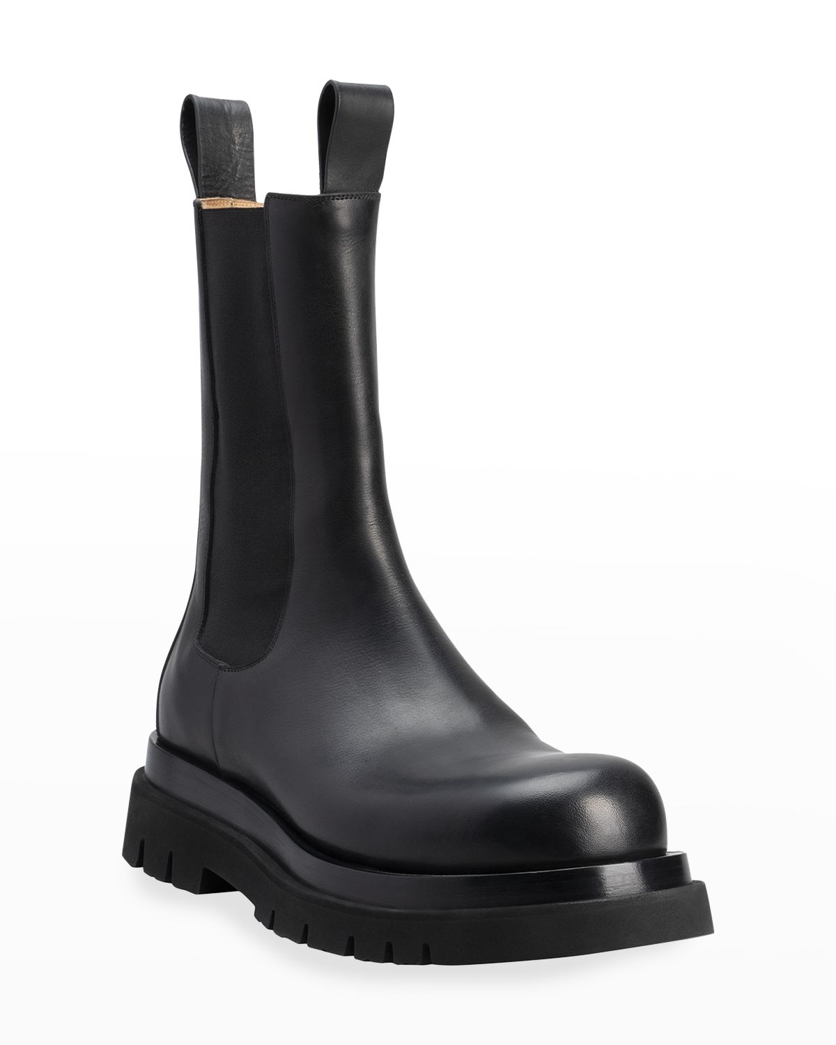 Bottega Veneta Men 's Leather Chelsea Lug-Sole Boots
