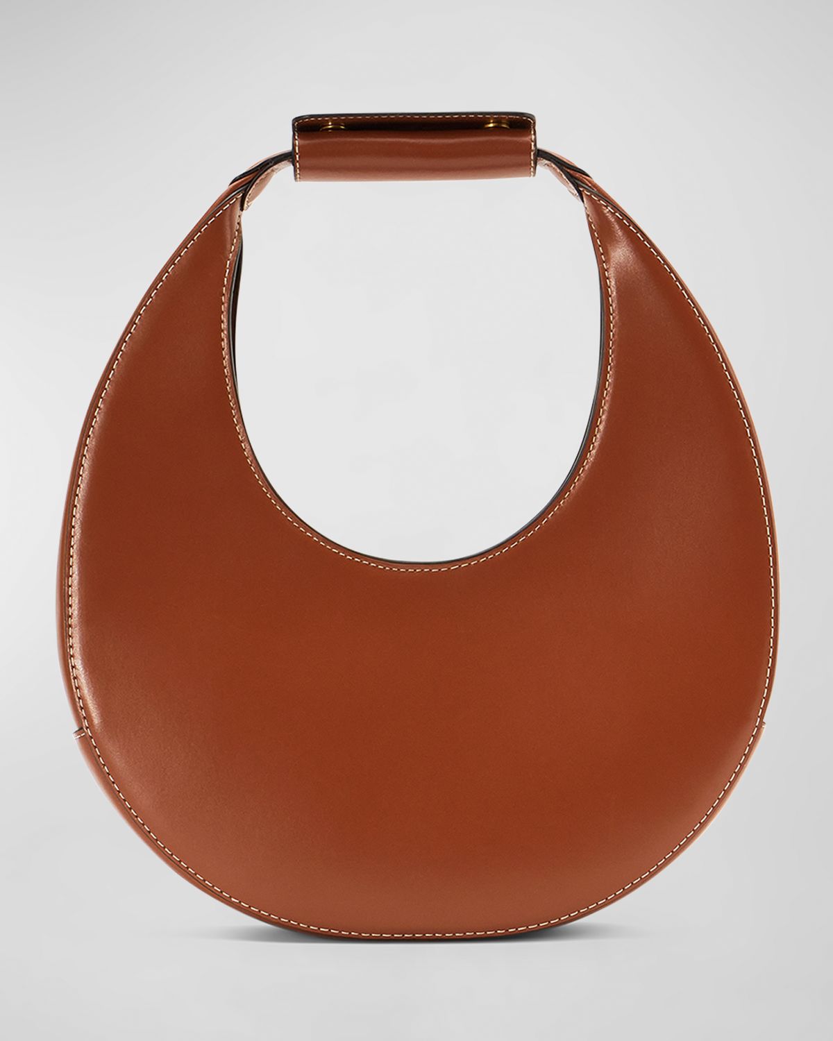 STAUD Moon Leather Hobo Bag