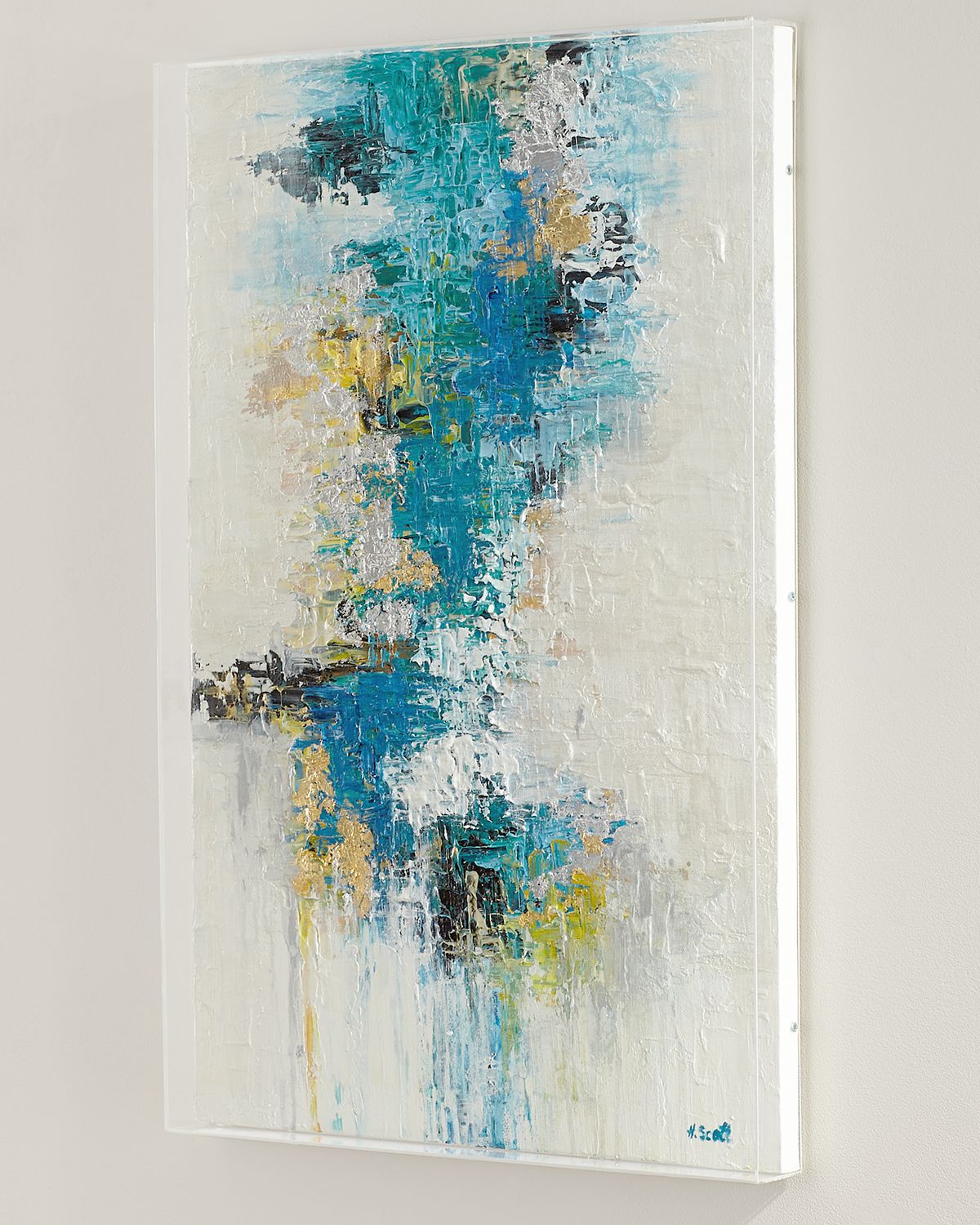 RFA Fine Art "Azure II" Original Painting by H. Scott | Thumbnail 4