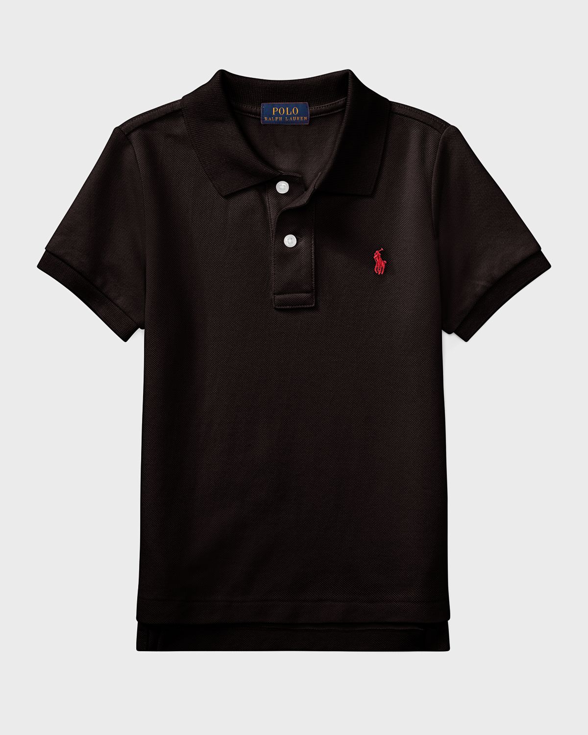 Ralph Lauren Childrenswear Boy 's Short-Sleeve Logo Embroidery Polo Shirt, Size 2-7