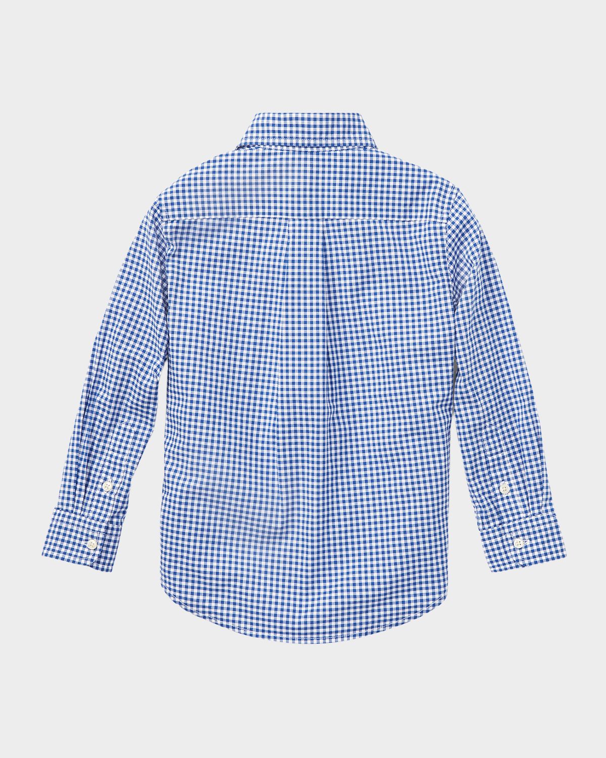 Polo Ralph Lauren Poplin Woven Gingham Sport Shirt, Size 2-7