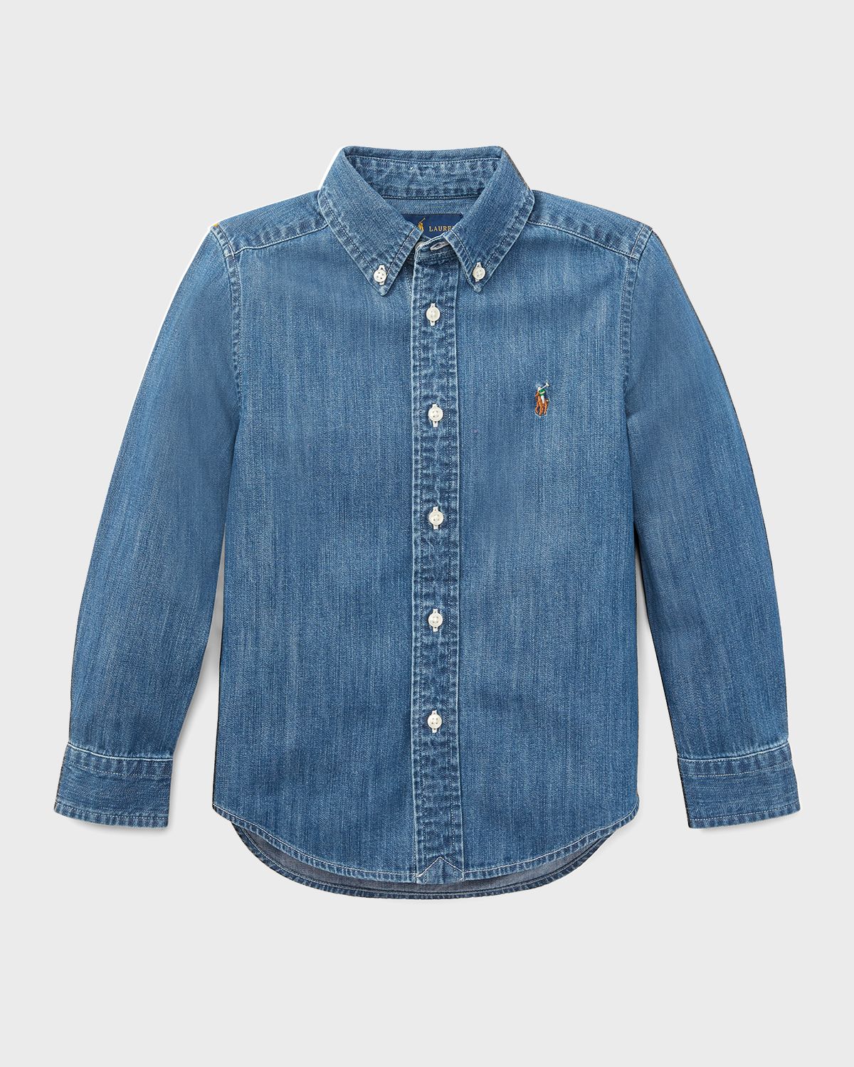 Polo Ralph Lauren Boy 's Woven Chambray Shirt, Size 2-