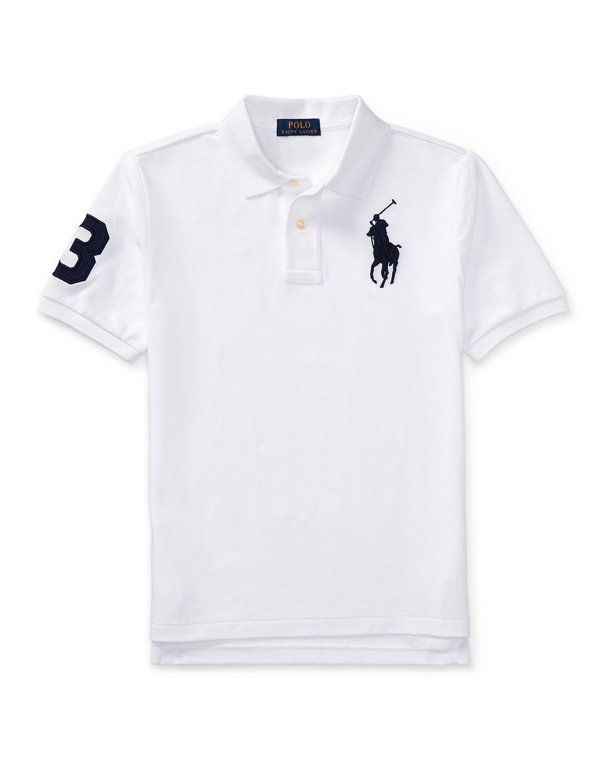 Polo Ralph Lauren Boy 's Big Pony Mesh Knit Polo, Size S-XL